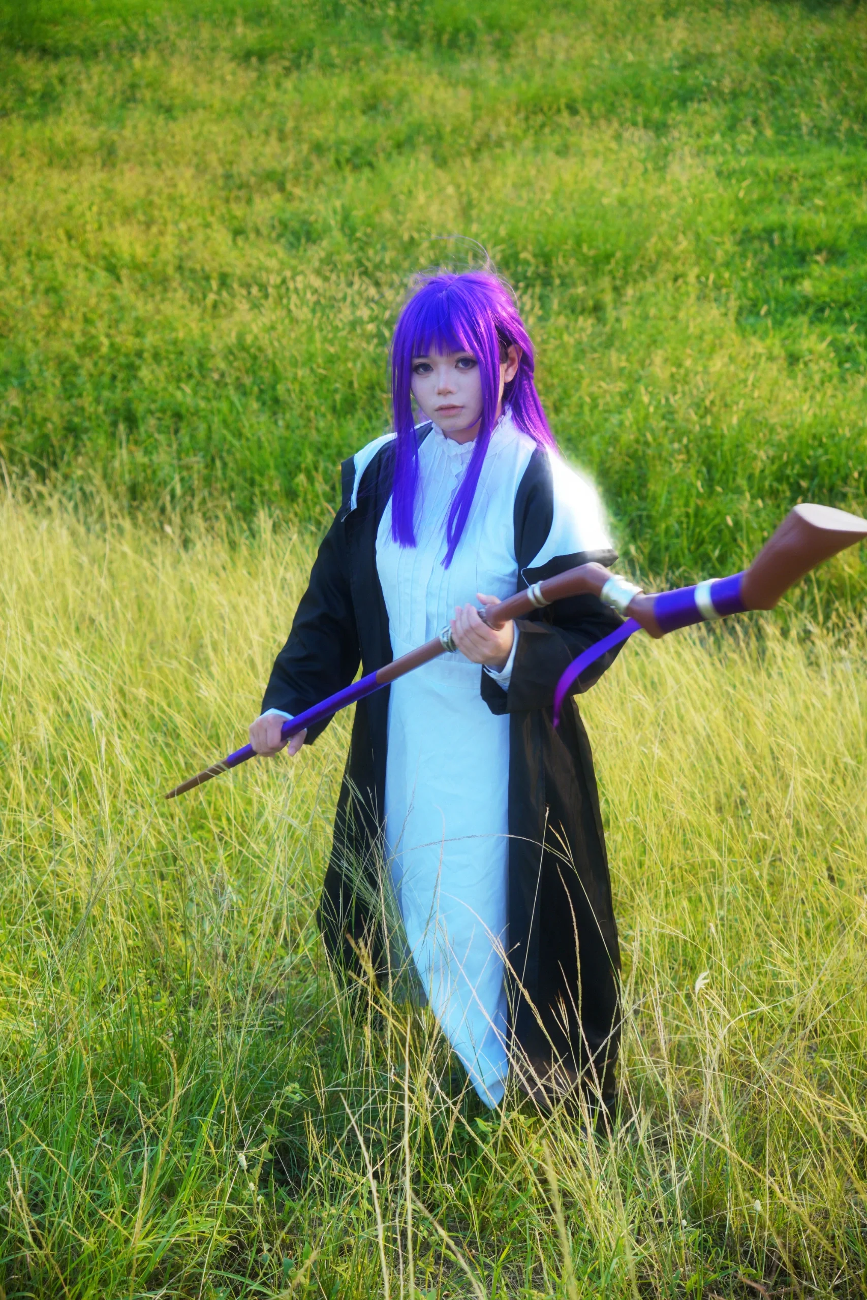 【芙莉蓮cos】葬送的芙莉蓮，草地裡的精靈與紫發魔法師 - 第 5 張