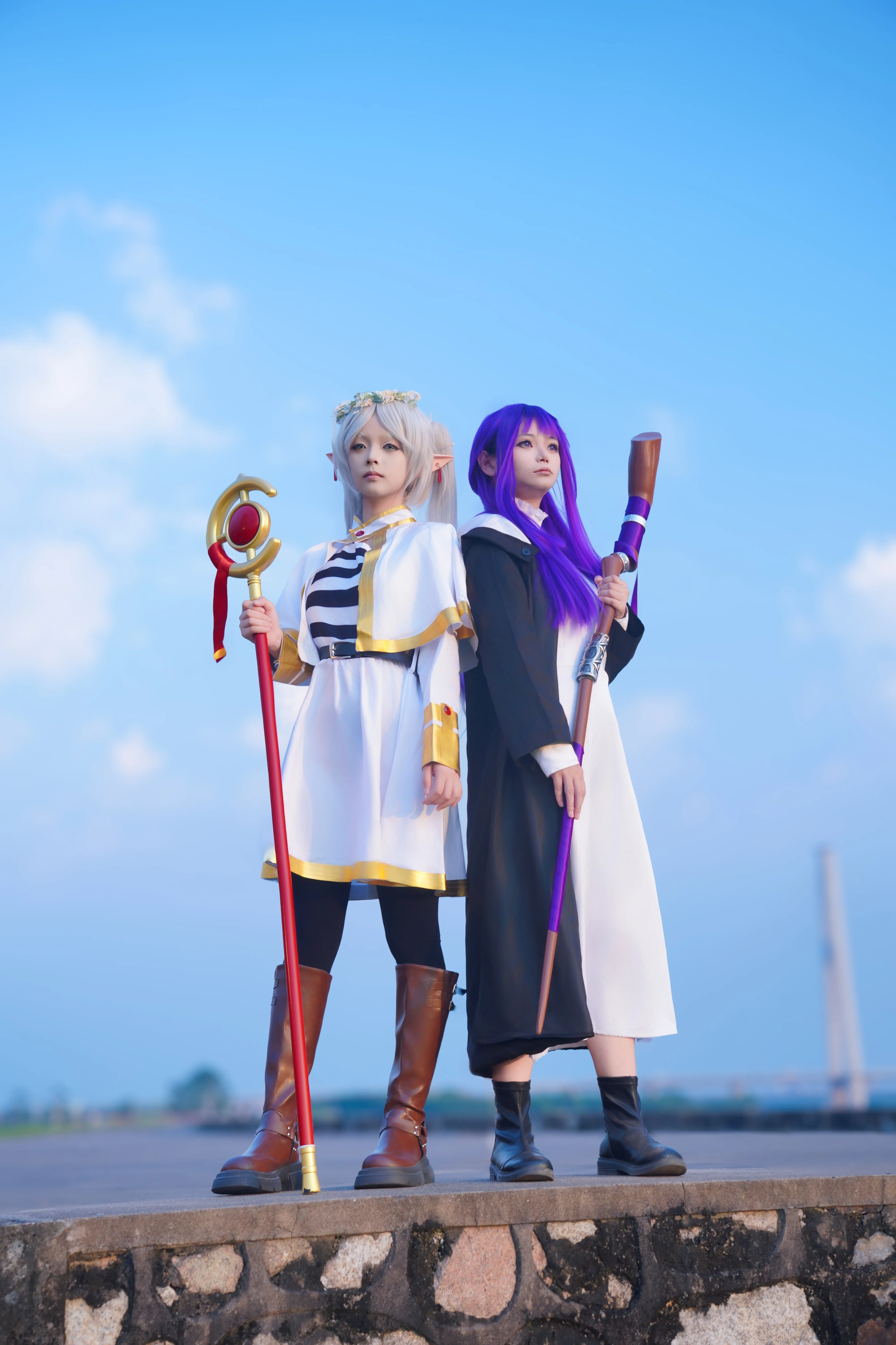 【芙莉蓮cos】葬送的芙莉蓮，草地裡的精靈與紫發魔法師 - 第 6 張