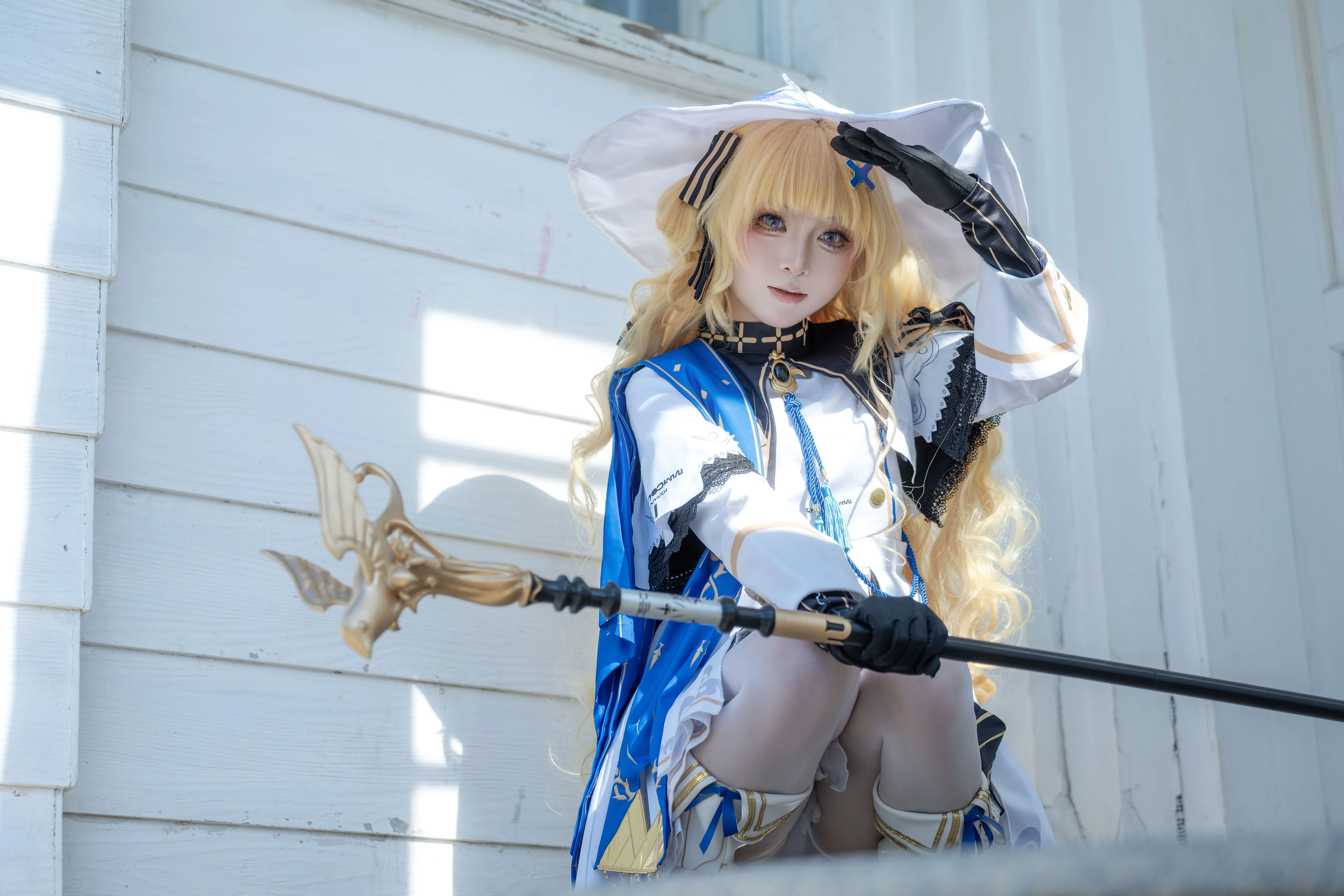 【フィービー コスプレ】鳴潮の魔法使いスタイリング、屋外ロケの完全手動レタッチ記録 - 3 枚目