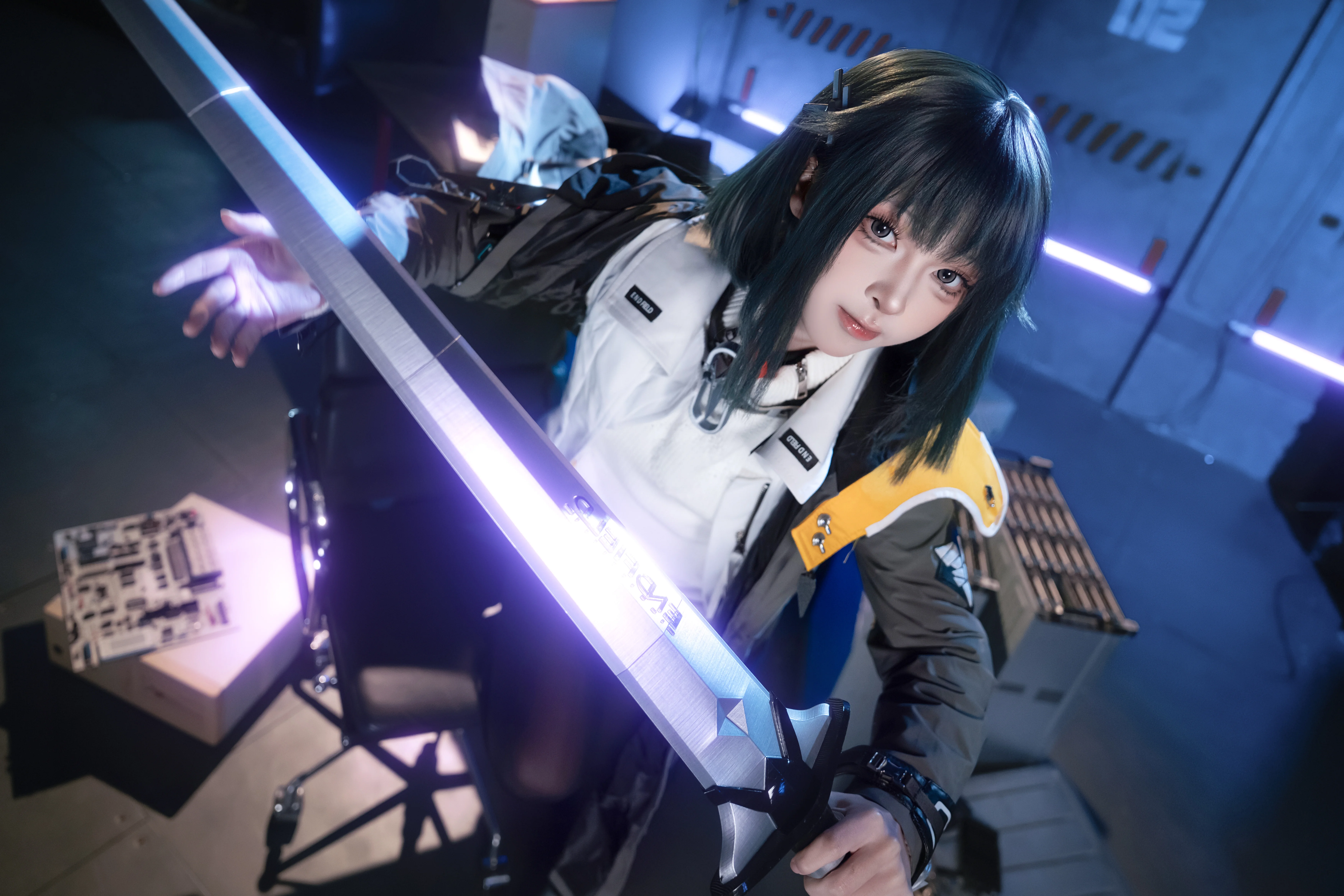 【终末地女管cos】明日方舟终未地基地随拍 - 第 2 张