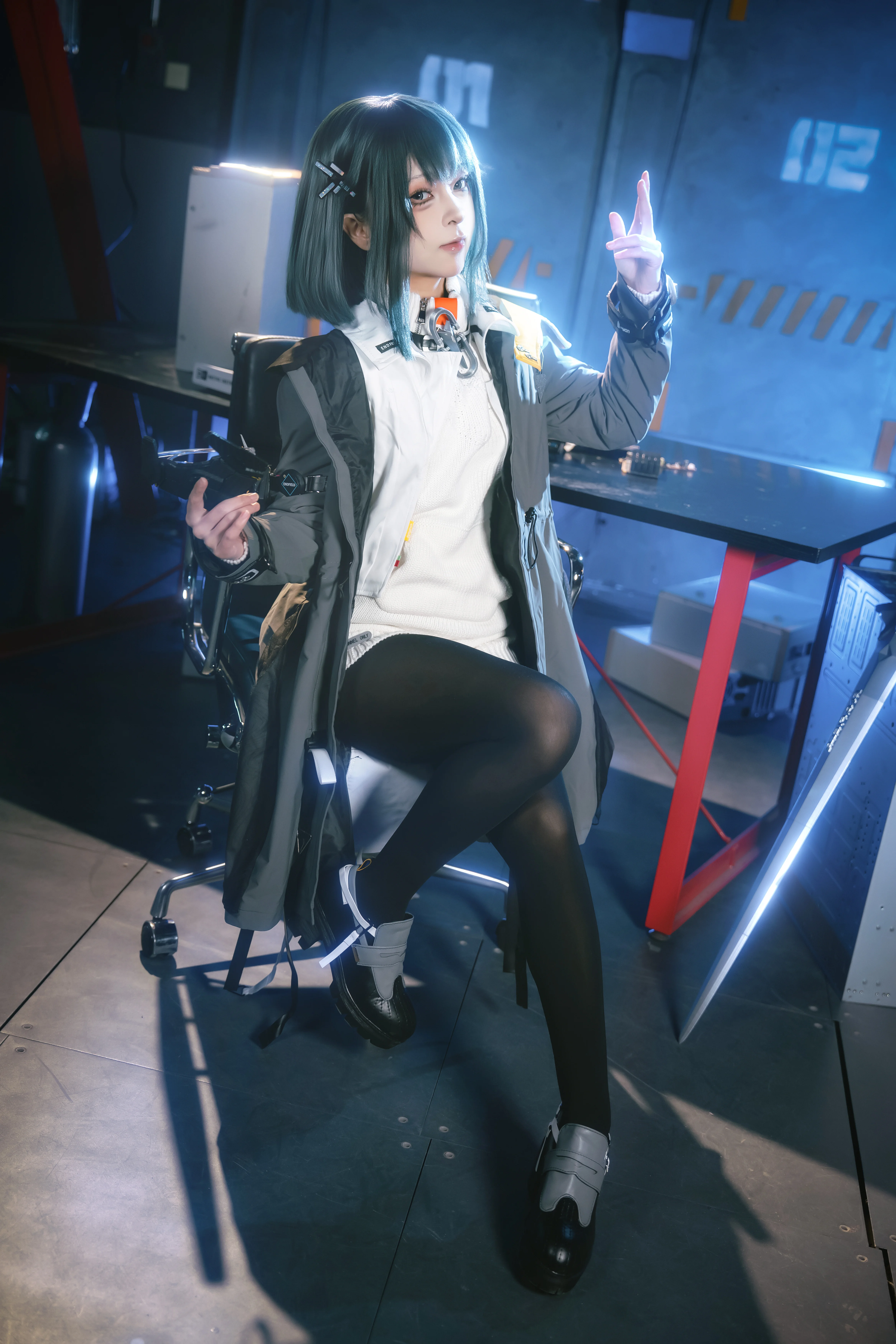【终末地女管cos】明日方舟终未地基地随拍