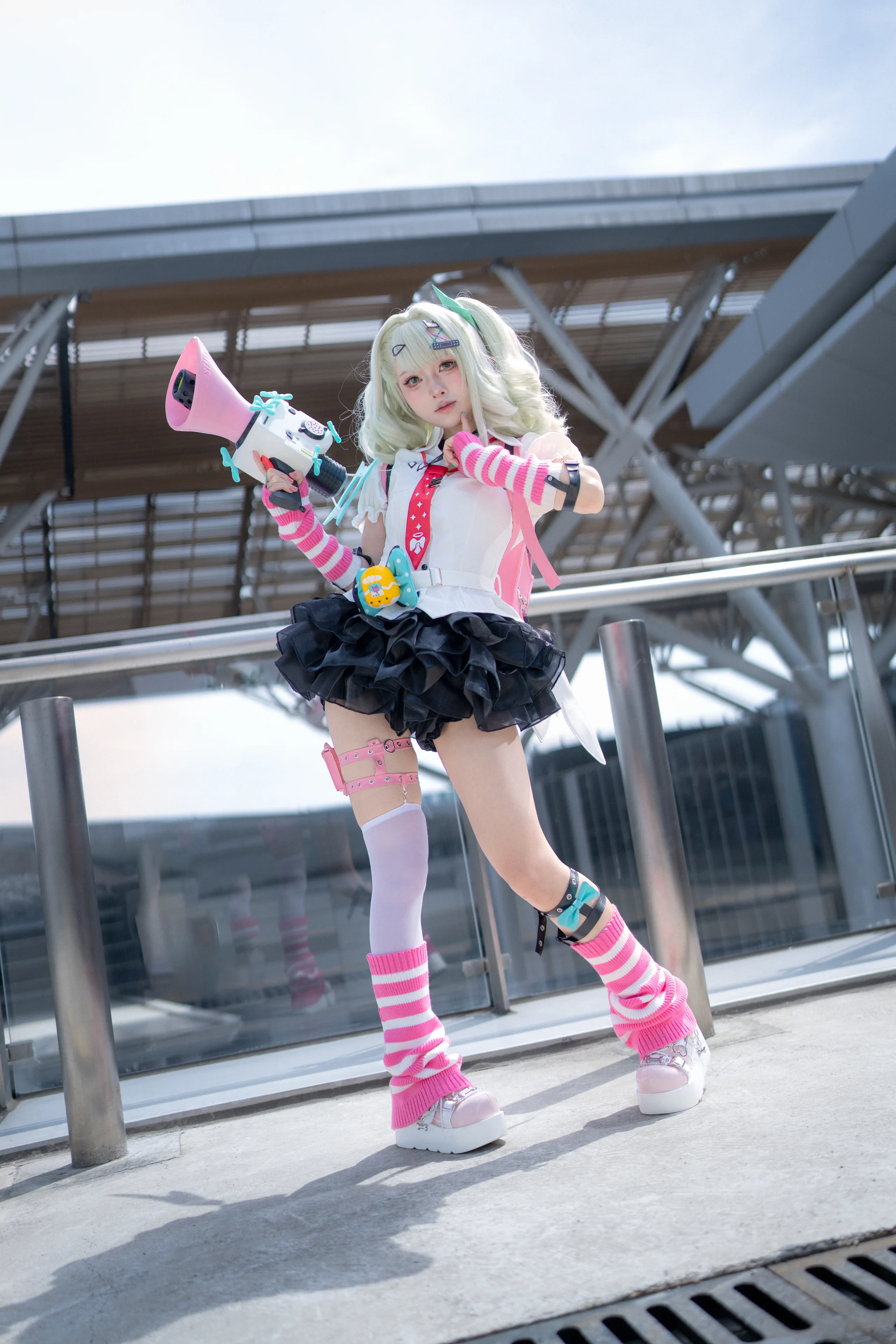 【千夏cos】薄荷色少女的户外拍摄记录