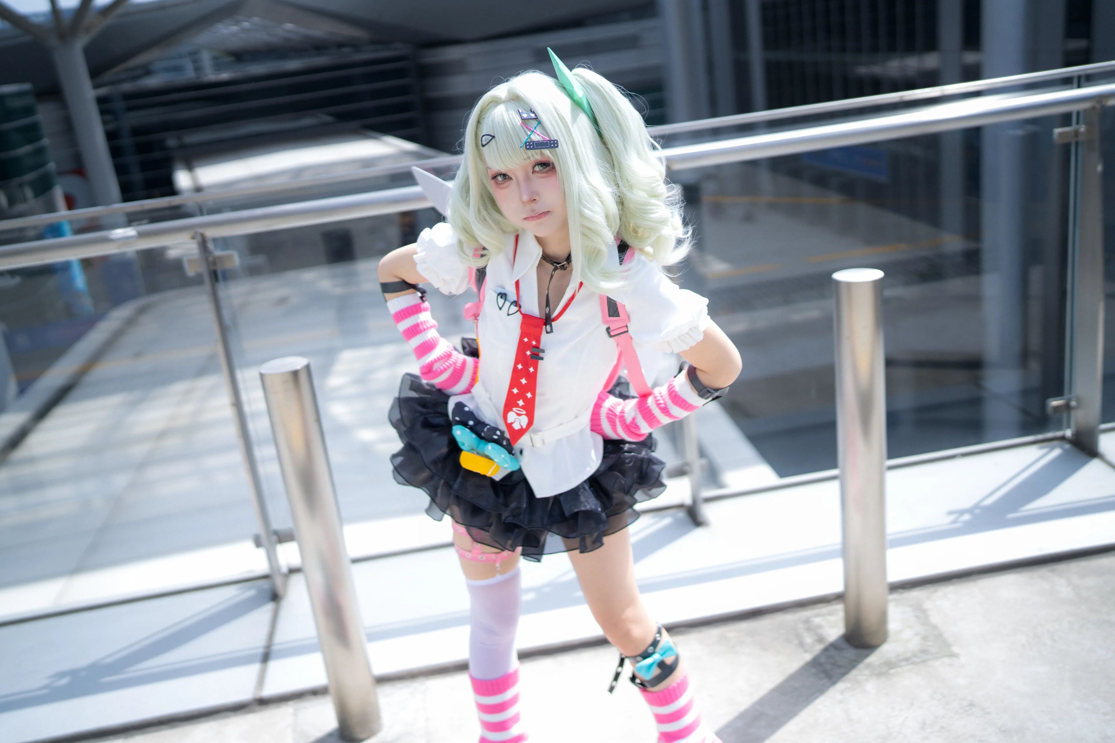 【千夏cos】薄荷色少女的户外拍摄记录 - 第 2 张