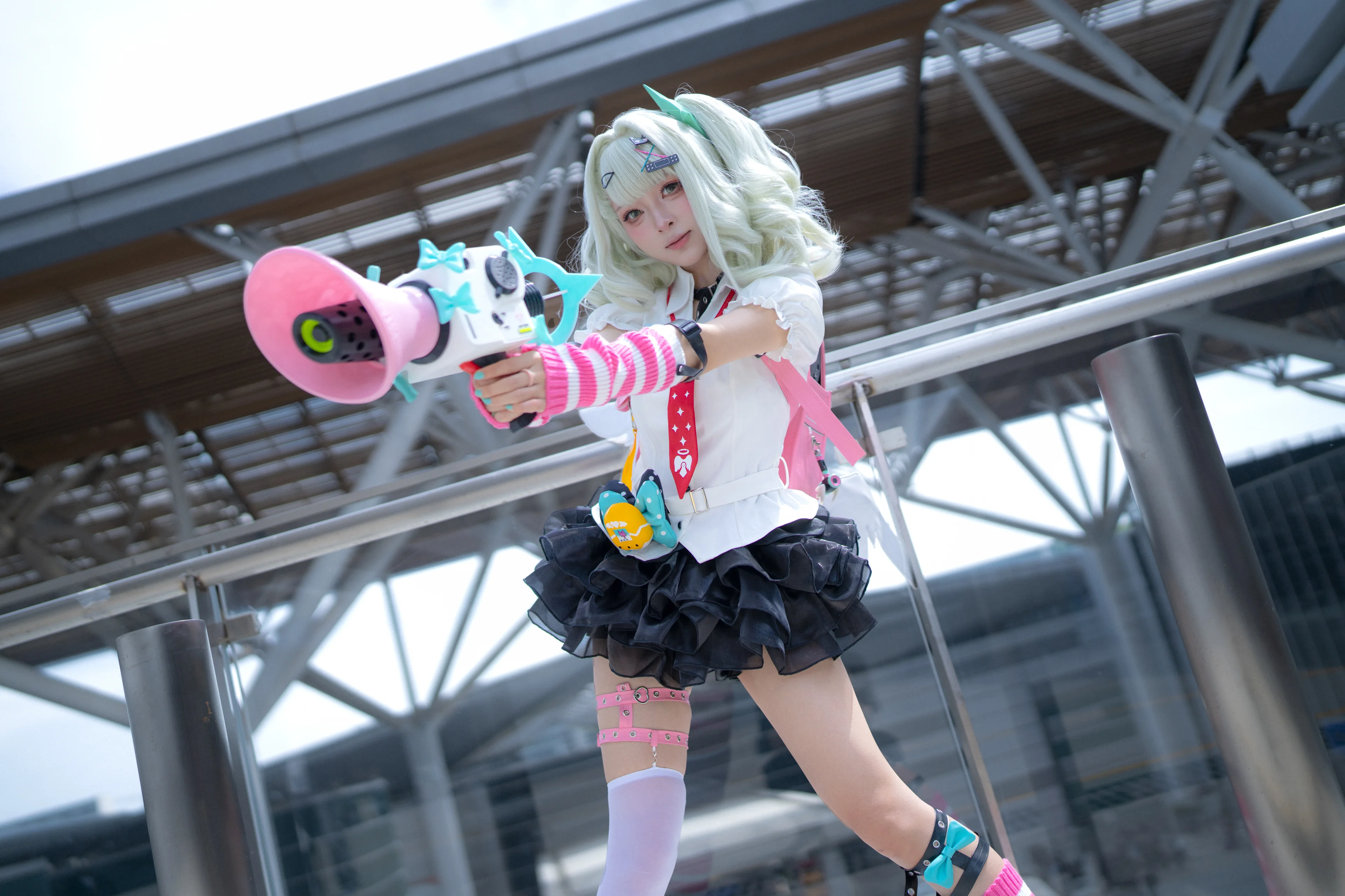 【千夏cos】薄荷色少女的户外拍摄记录 - 第 3 张