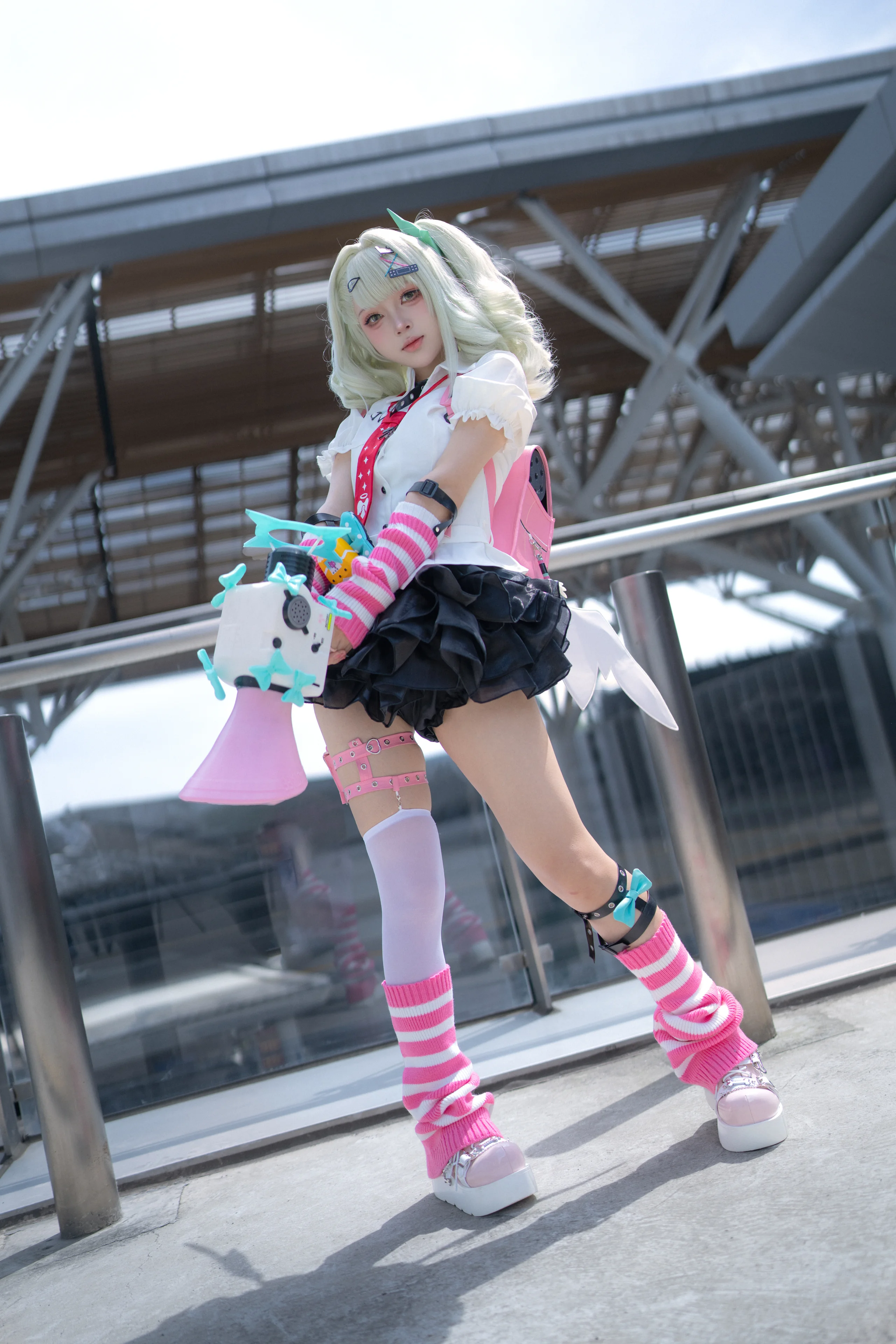 【千夏cos】薄荷色少女的户外拍摄记录 - 第 4 张