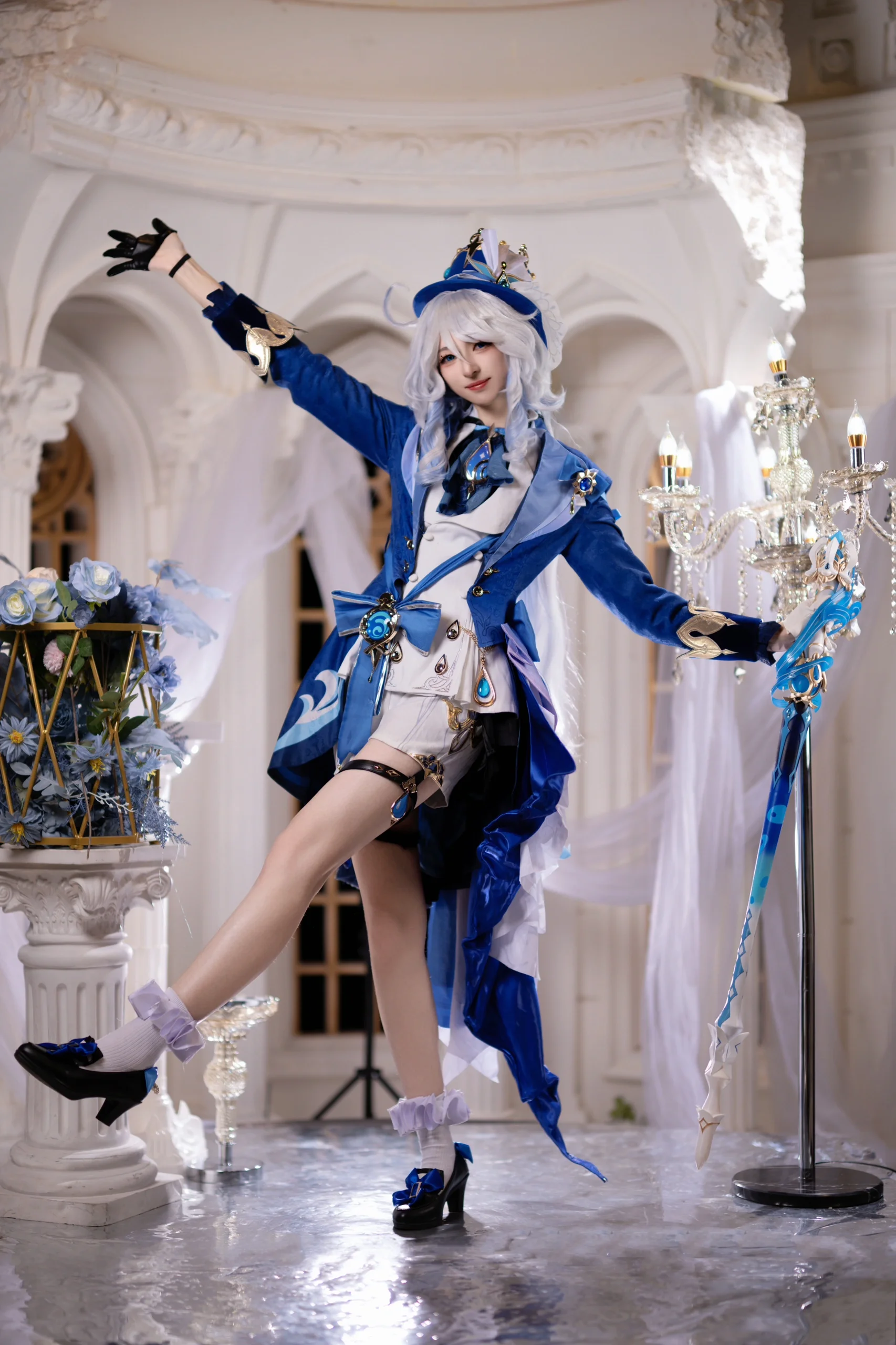 【芙宁娜cos】生日当天的自由与优雅 - 第 4 张