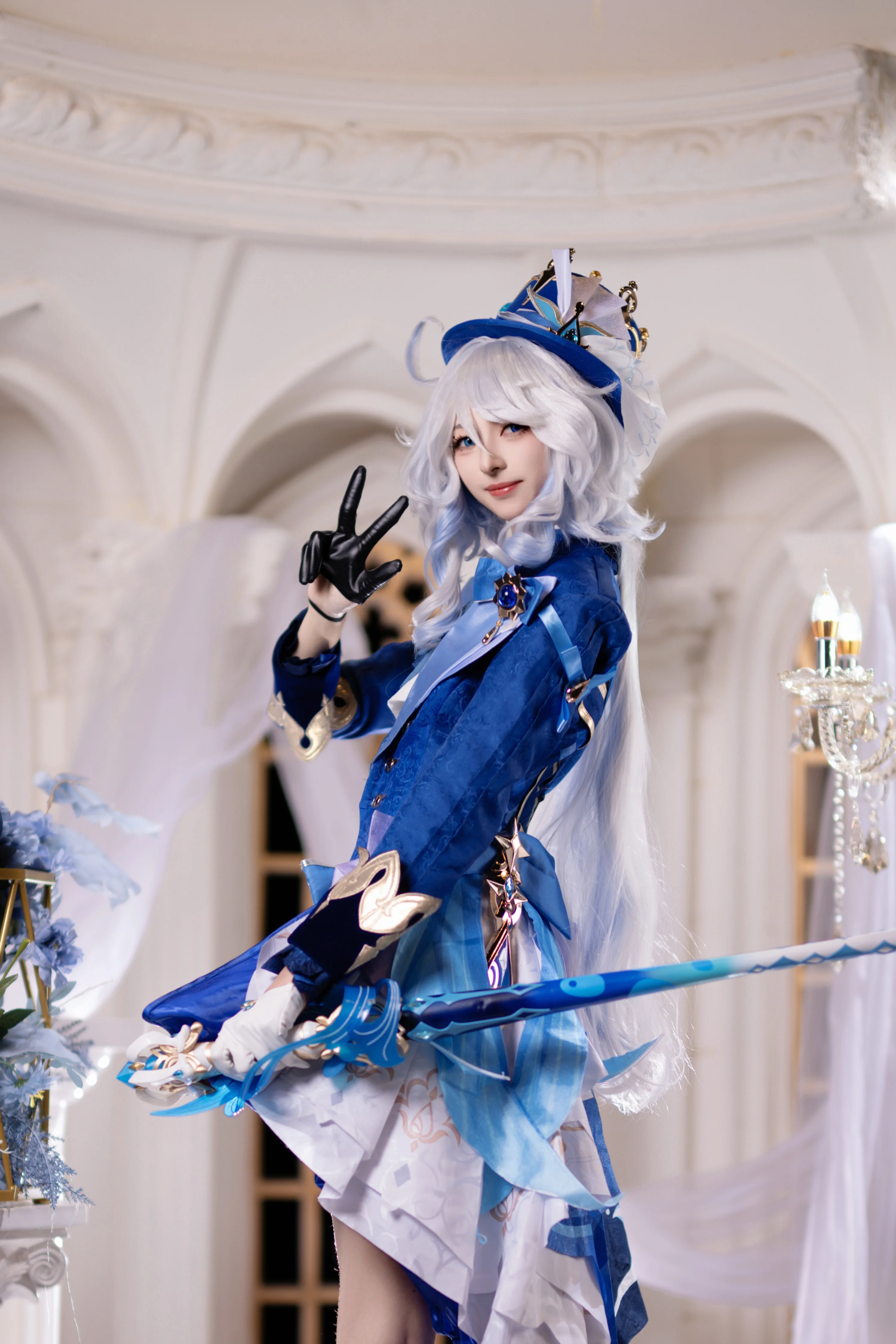 【芙宁娜cos】生日当天的自由与优雅 - 第 5 张