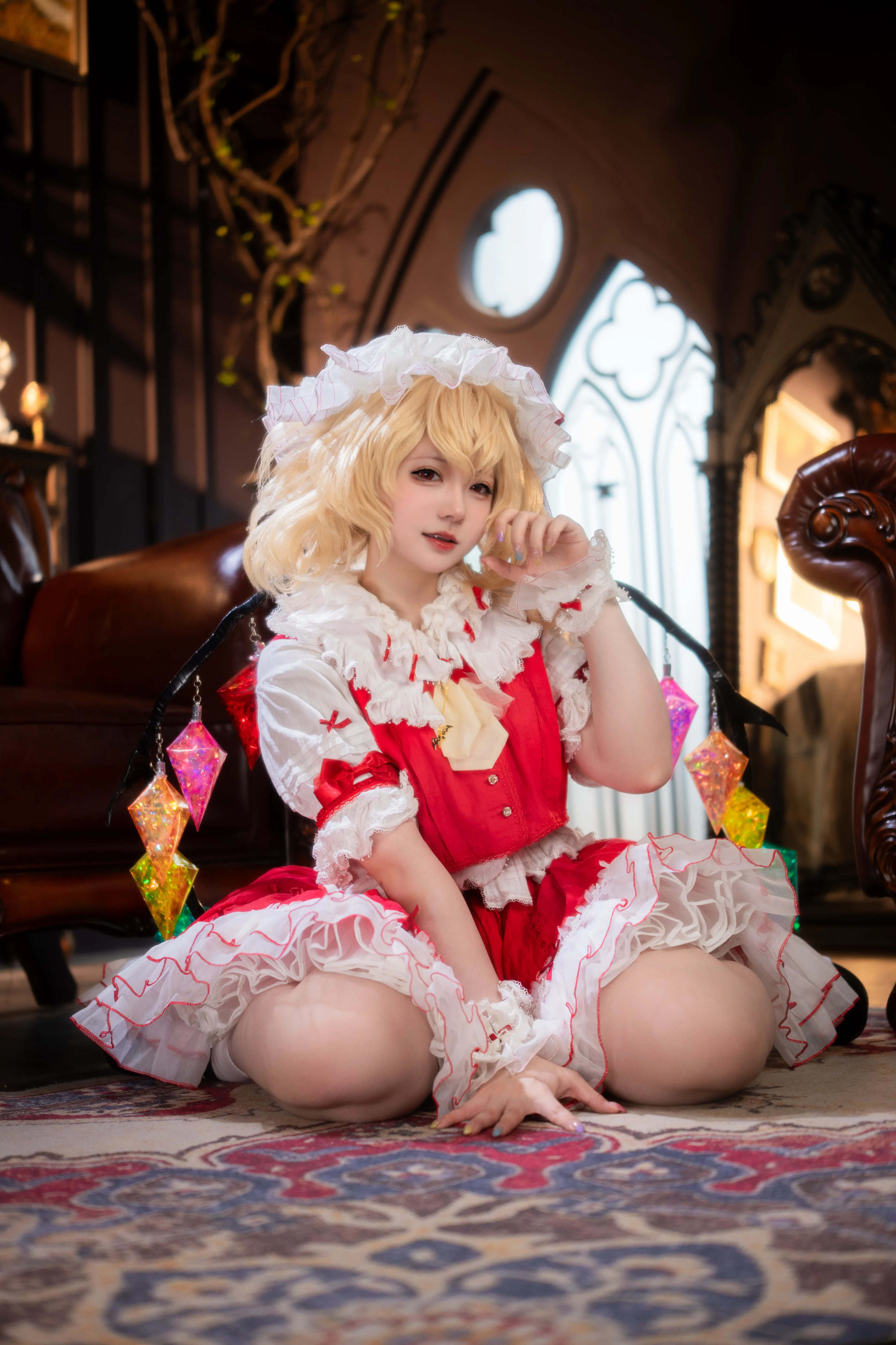 【芙兰朵露cos】东方project的红魔馆妹妹日常 - 第 1 张