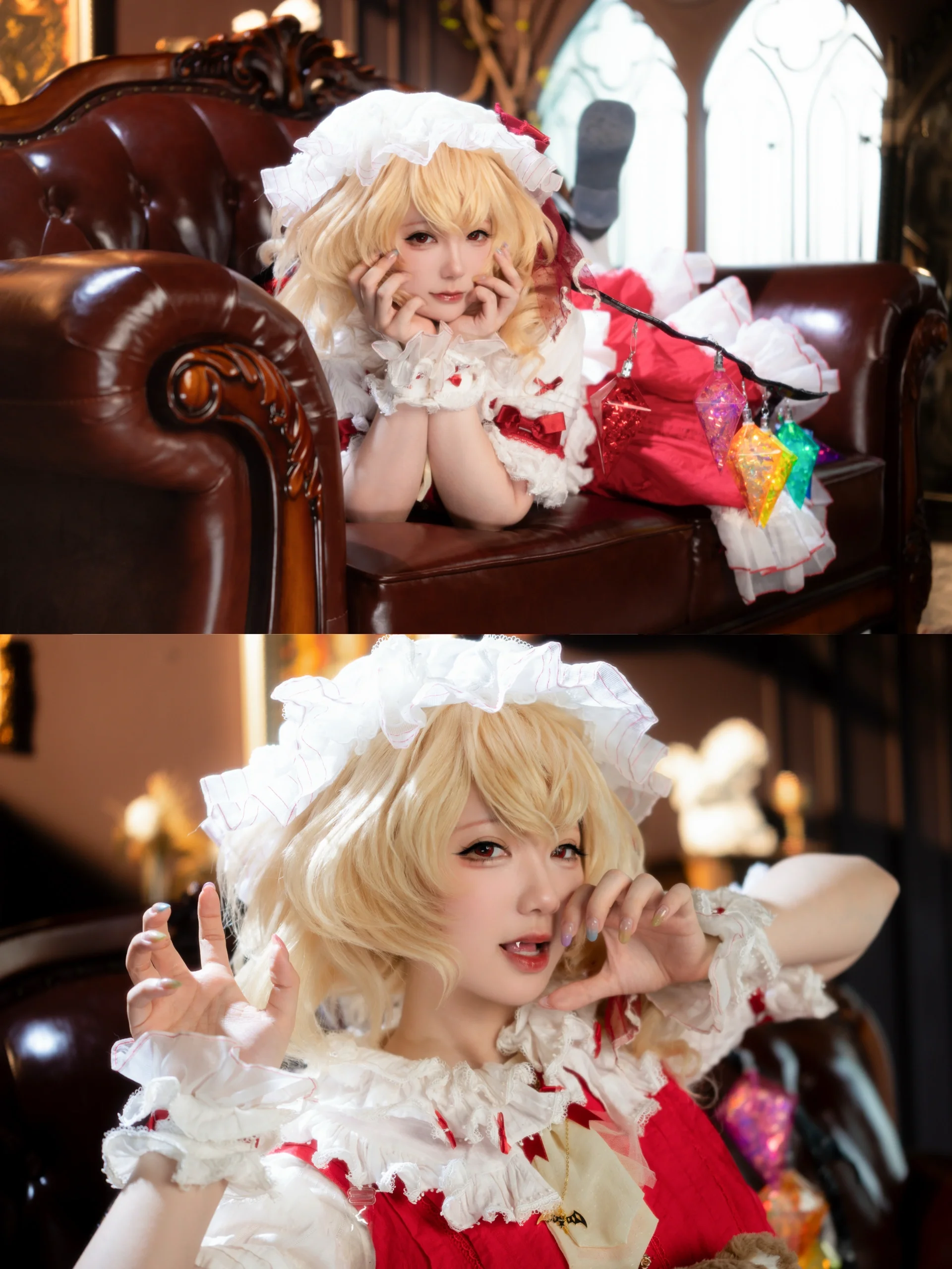【芙兰朵露cos】东方project的红魔馆妹妹日常 - 第 3 张