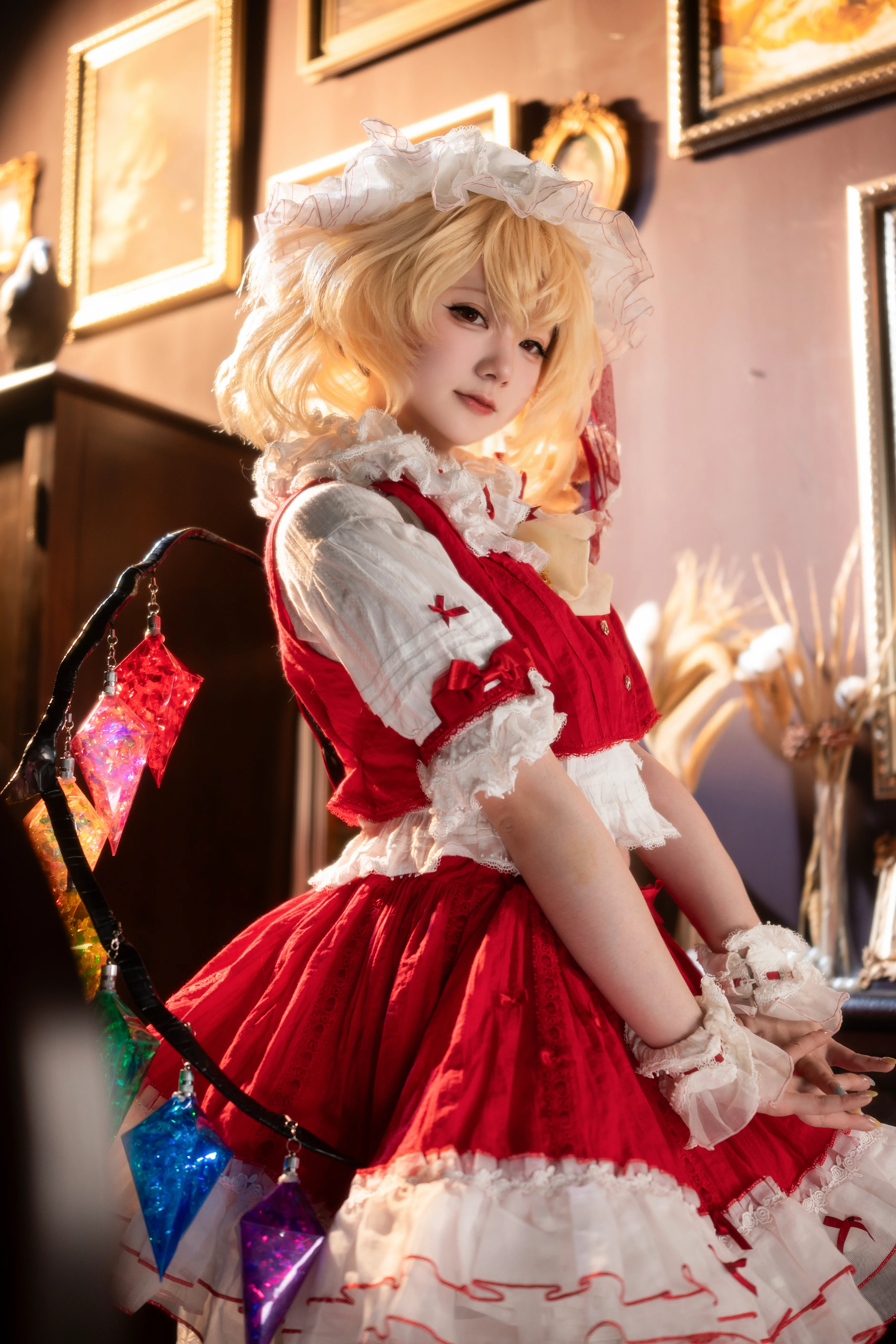 【芙兰朵露cos】东方project的红魔馆妹妹日常 - 第 5 张