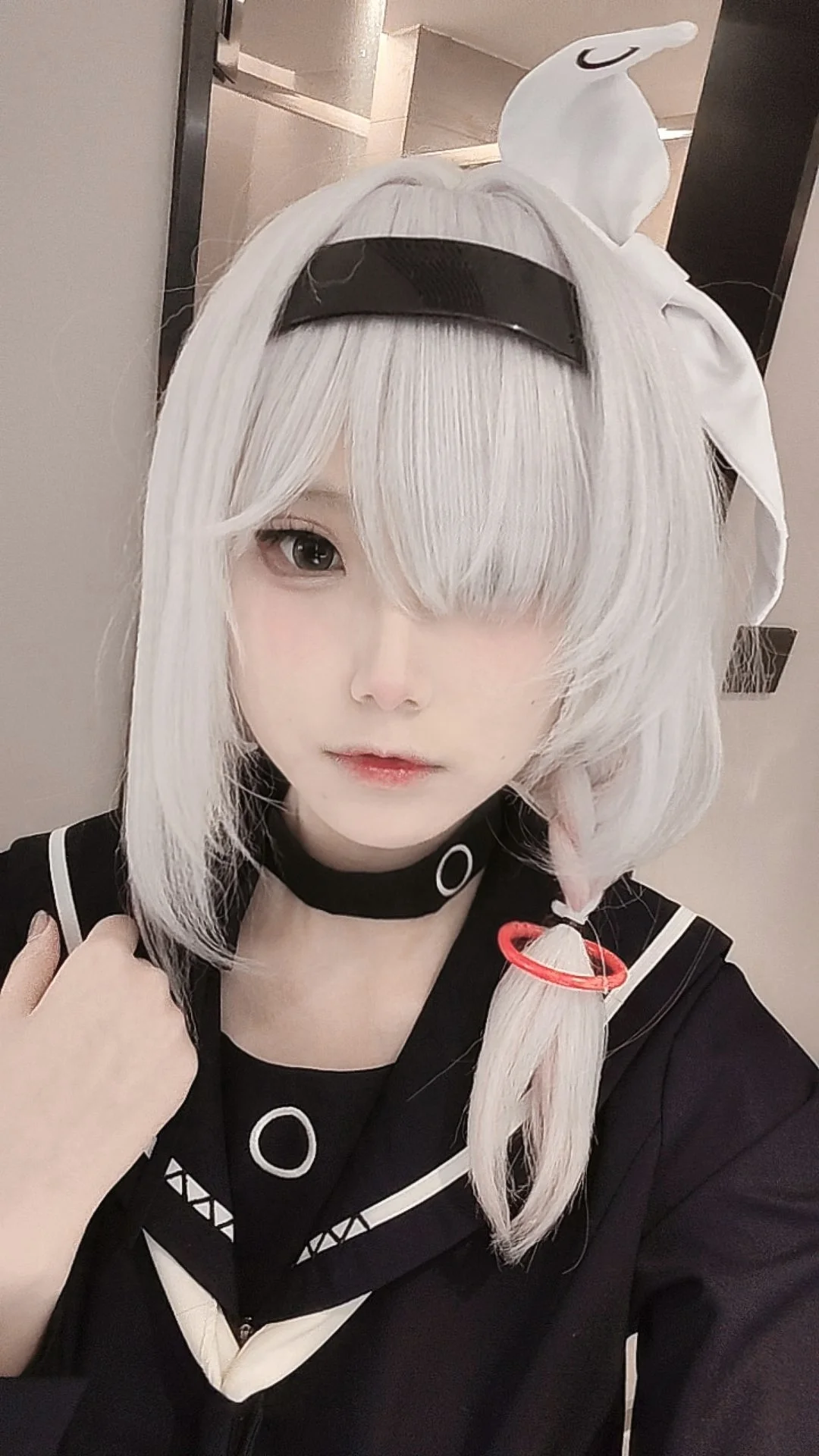 【普拉娜cos】蔚蓝档案的静谧时光，分享唯一一张漫展自拍