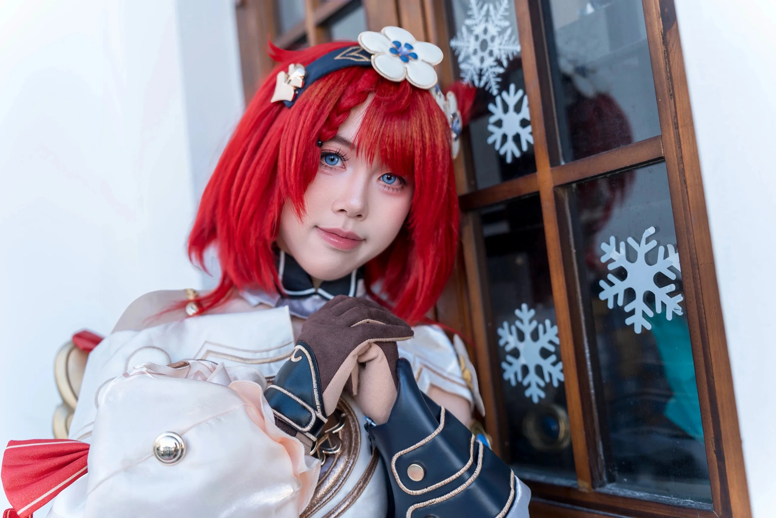 【缇宝cos】崩坏星穹铁道里的红发小可爱，萌力全开 - 第 1 张