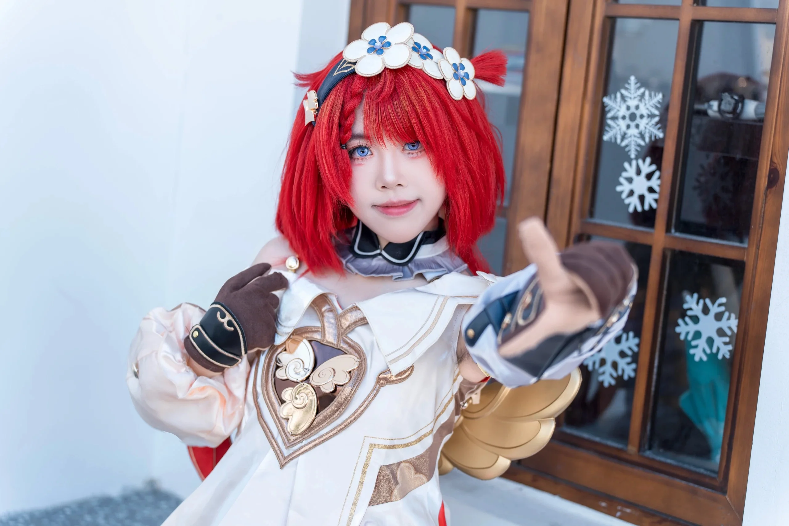 【缇宝cos】崩坏星穹铁道里的红发小可爱，萌力全开 - 第 3 张