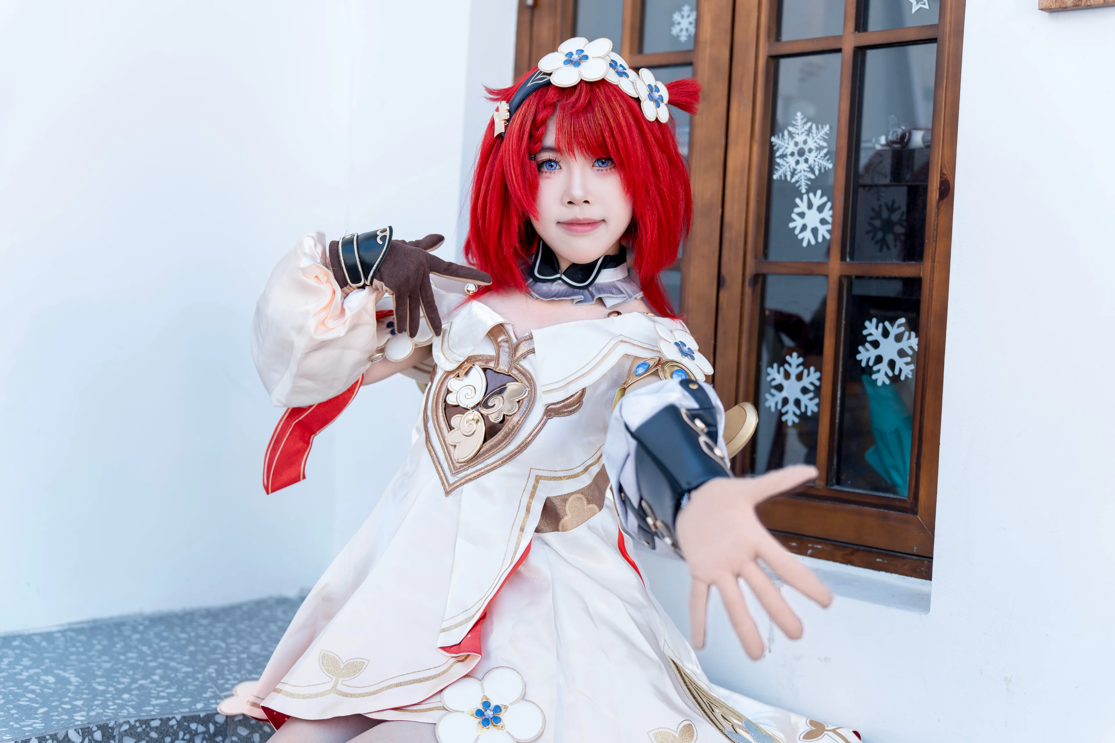 【缇宝cos】崩坏星穹铁道里的红发小可爱，萌力全开 - 第 4 张