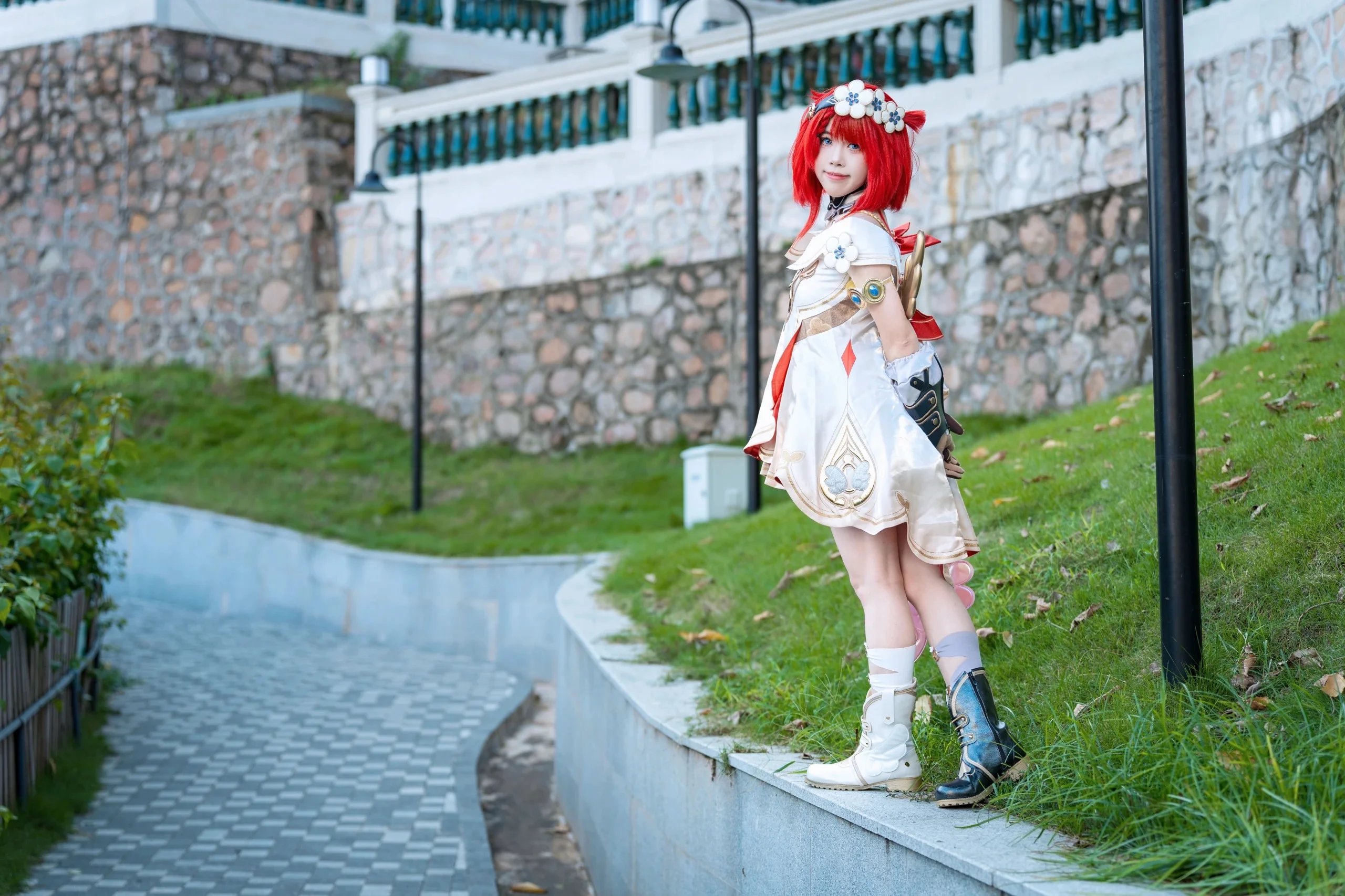 【トリビー コスプレ】崩壊：スターレイル 階段を歩む爽やかなロケ撮影 - 12 枚目