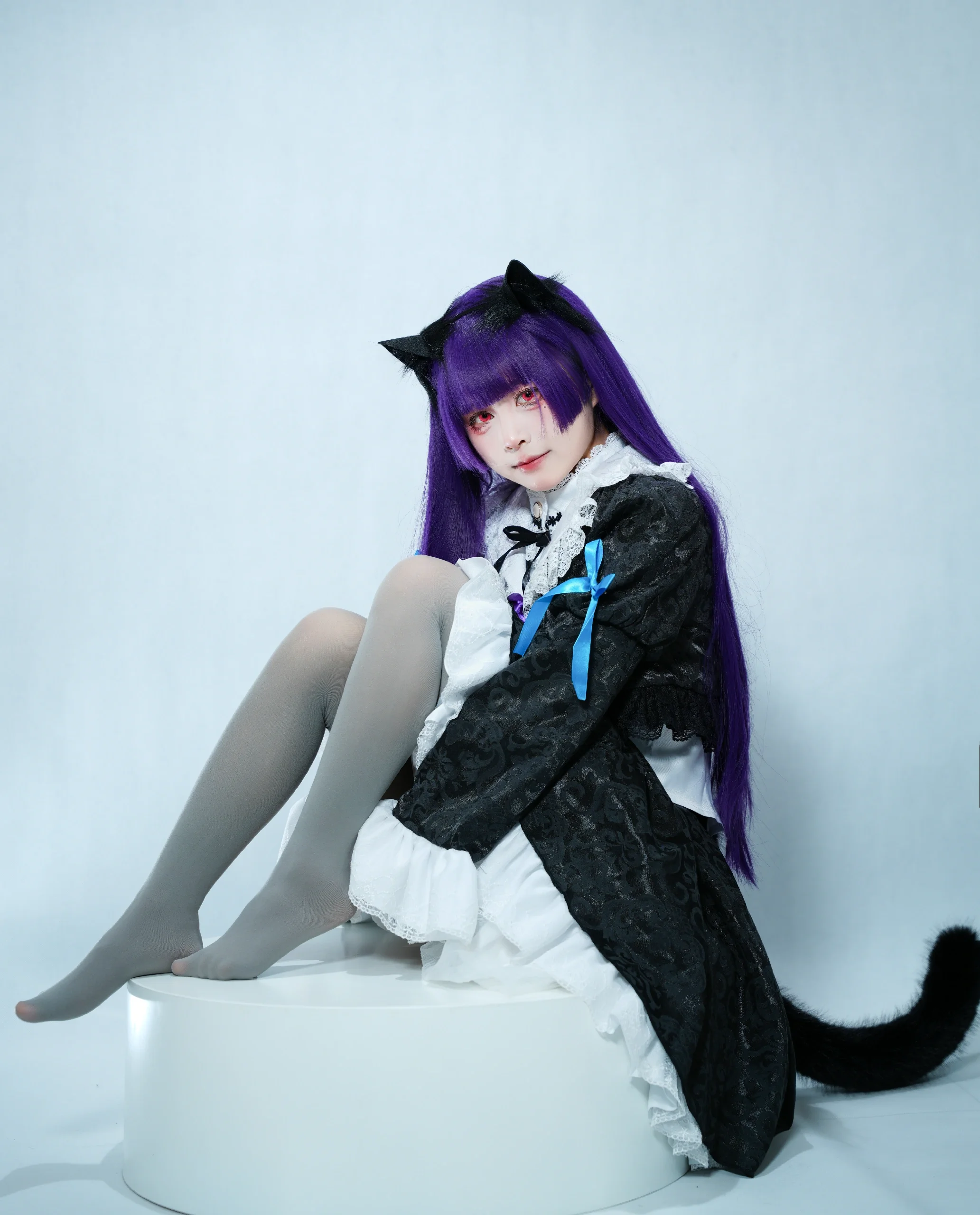 【五更琉璃cos】紫瞳黑猫，不做陪衬的女主角