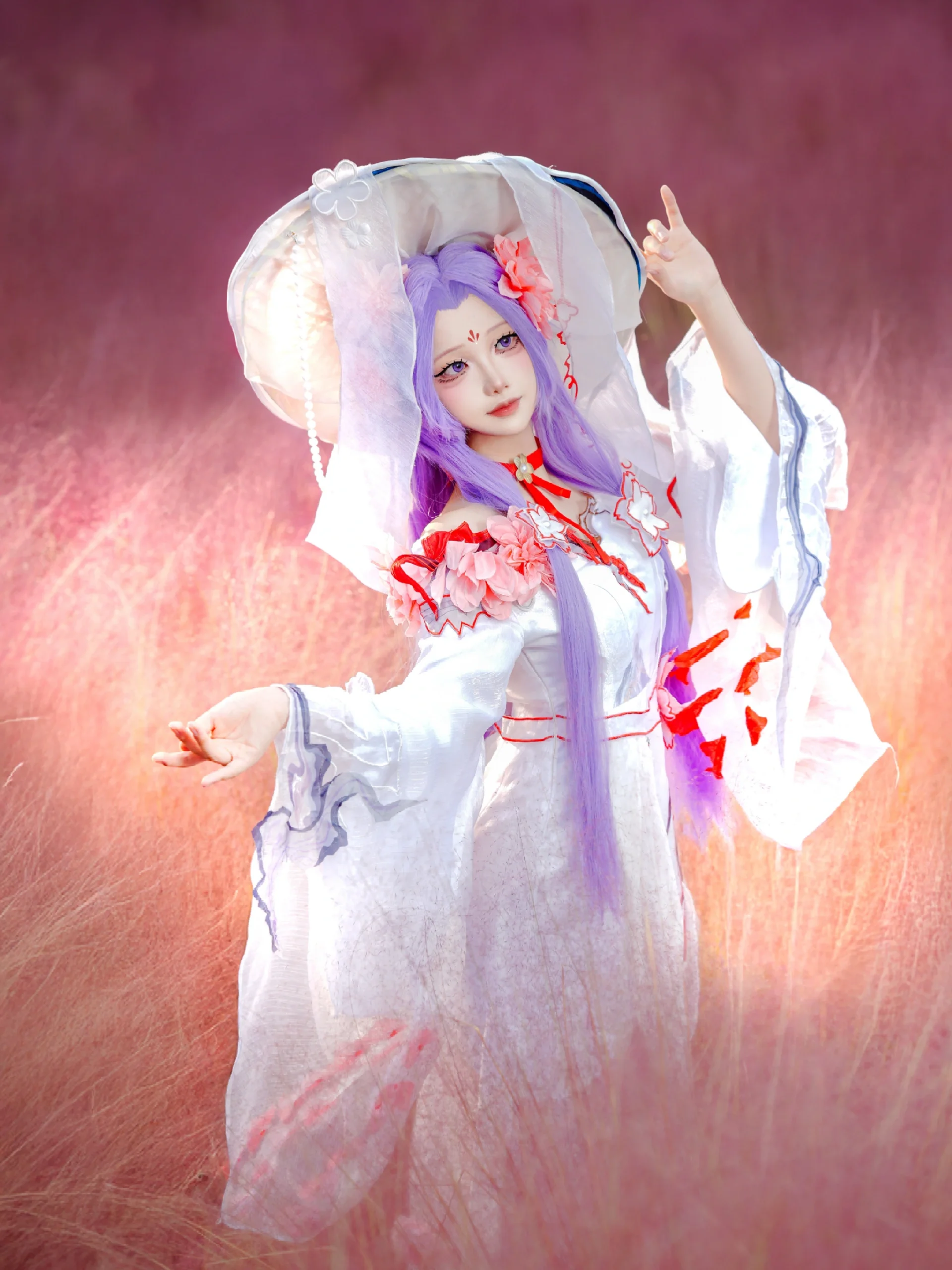 【王昭君cos】映山客的仙氣與夢幻，陰天如何用雙燈拍出粉黛氛圍 - 第 4 張