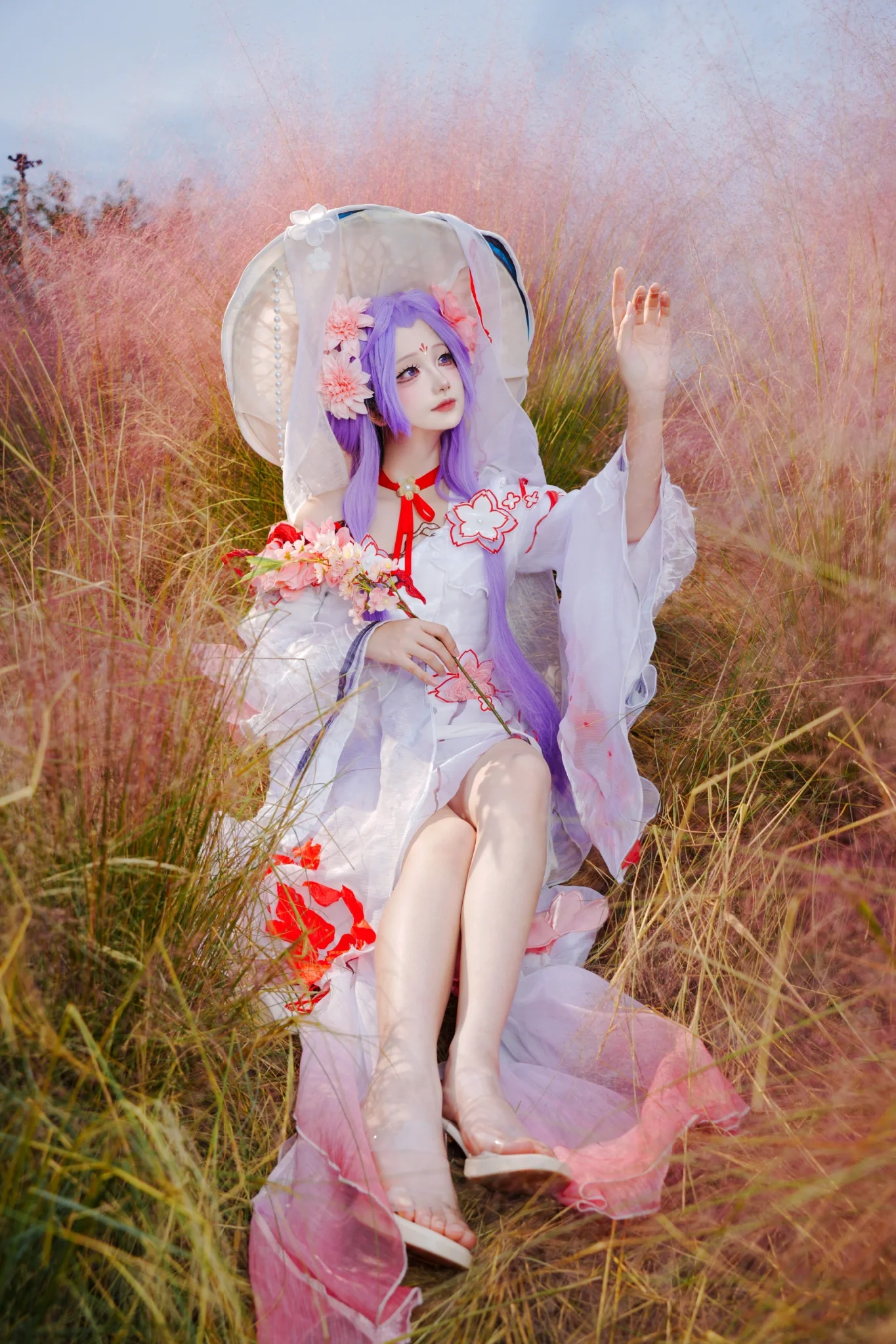 【王昭君cos】映山客的仙氣與夢幻，陰天如何用雙燈拍出粉黛氛圍 - 第 9 張