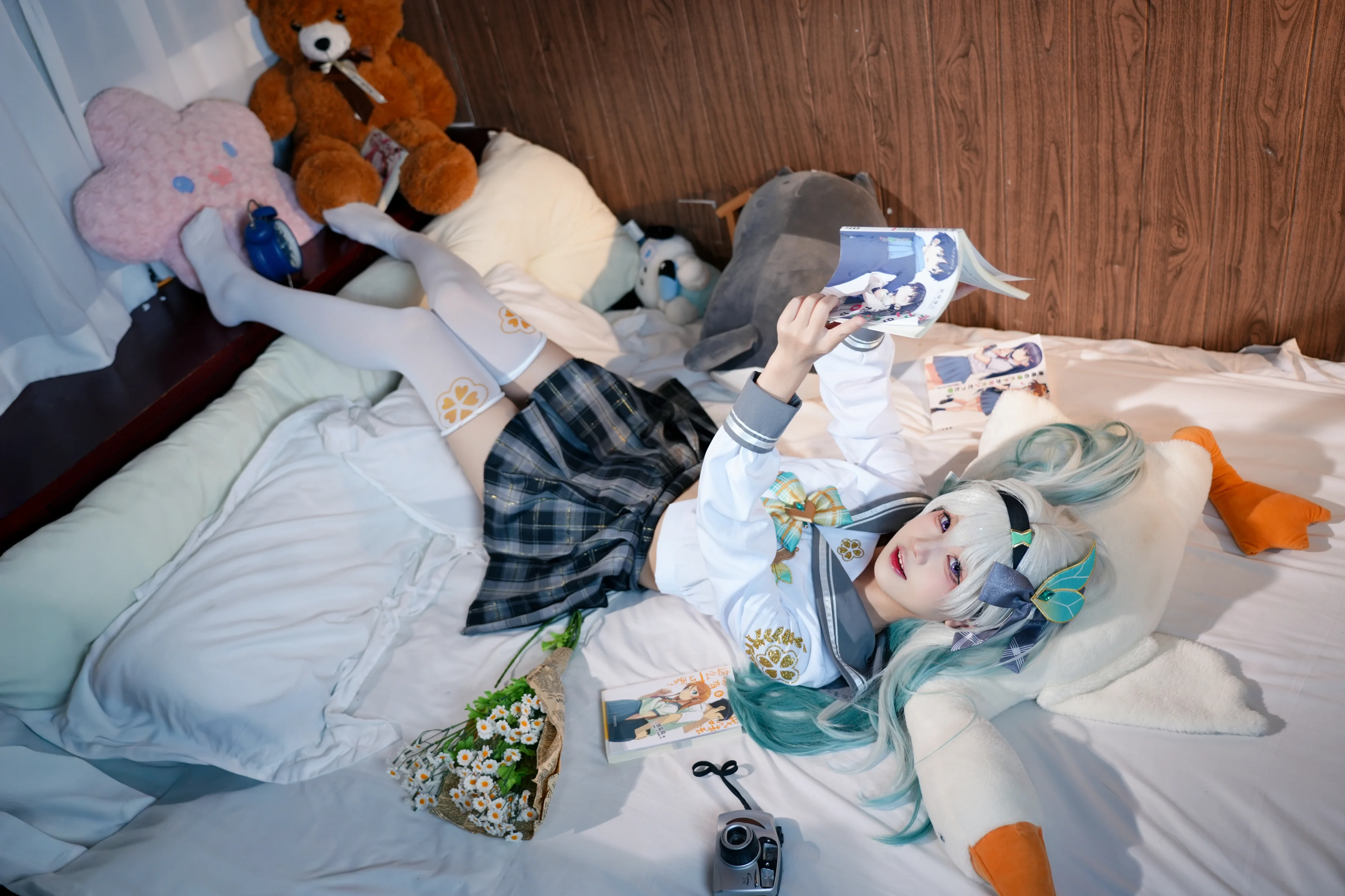 【流萤cos】崩坏星穹铁道里的超甜美JK造型 - 第 8 张