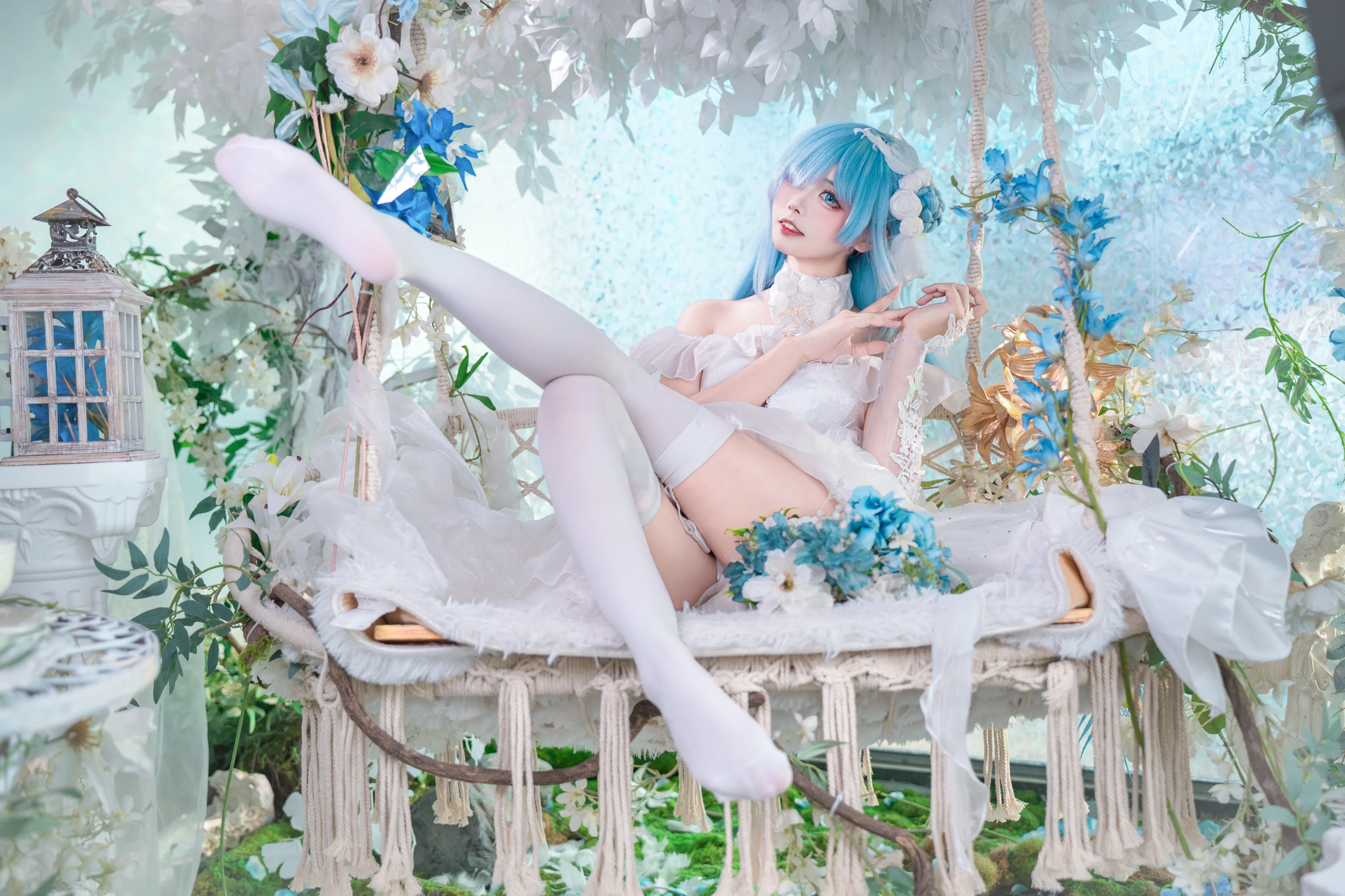 【雅努斯cos】碧蓝航线雅努斯花嫁的梦幻花房正片
