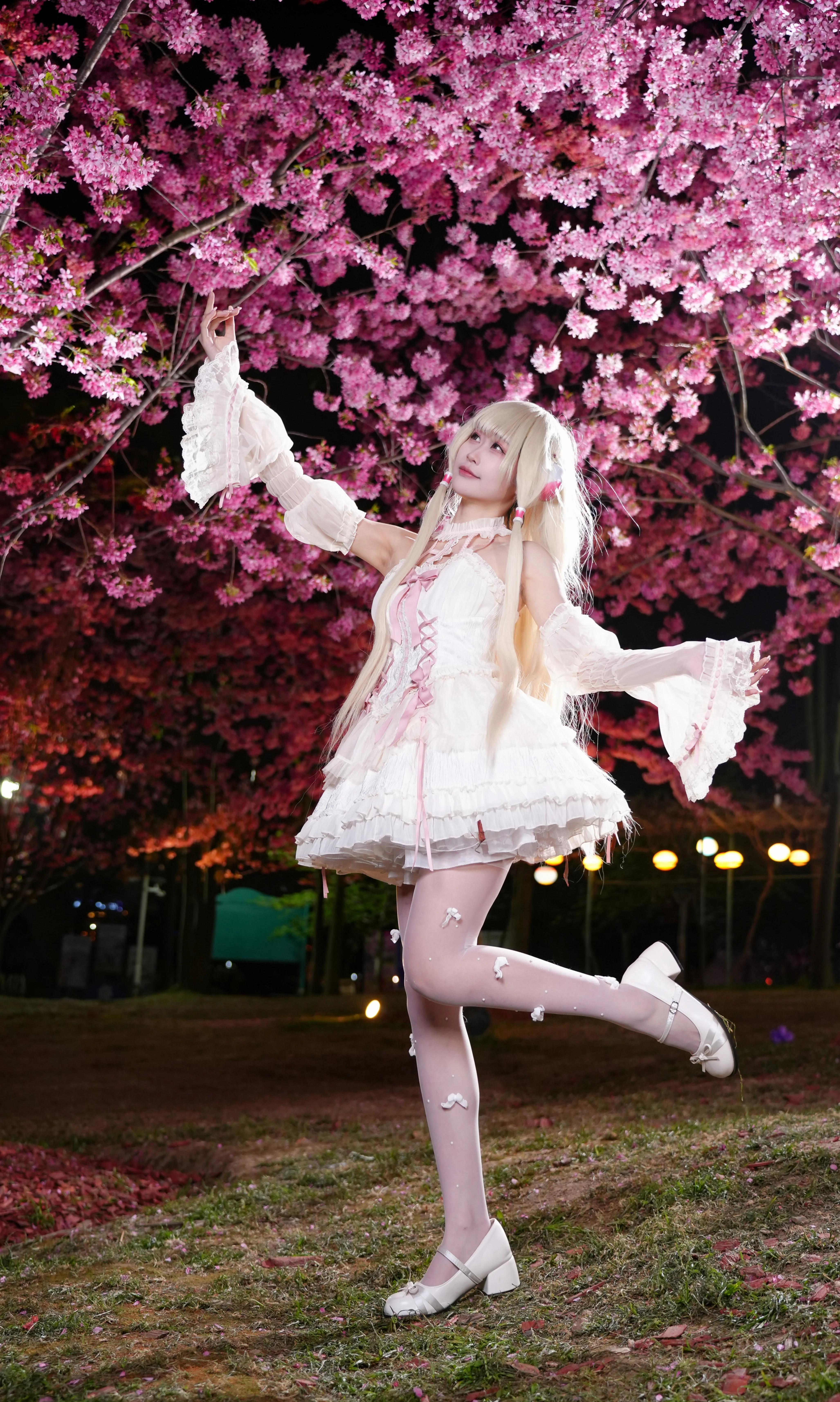 【小叽cos】人形电脑天使心，烂漫樱花里的浪漫定格 - 第 5 张