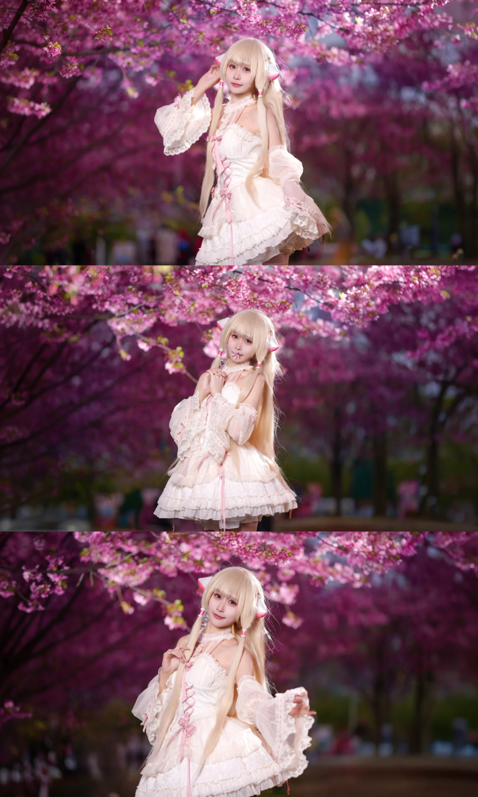 【小叽cos】人形电脑天使心，烂漫樱花里的浪漫定格 - 第 6 张