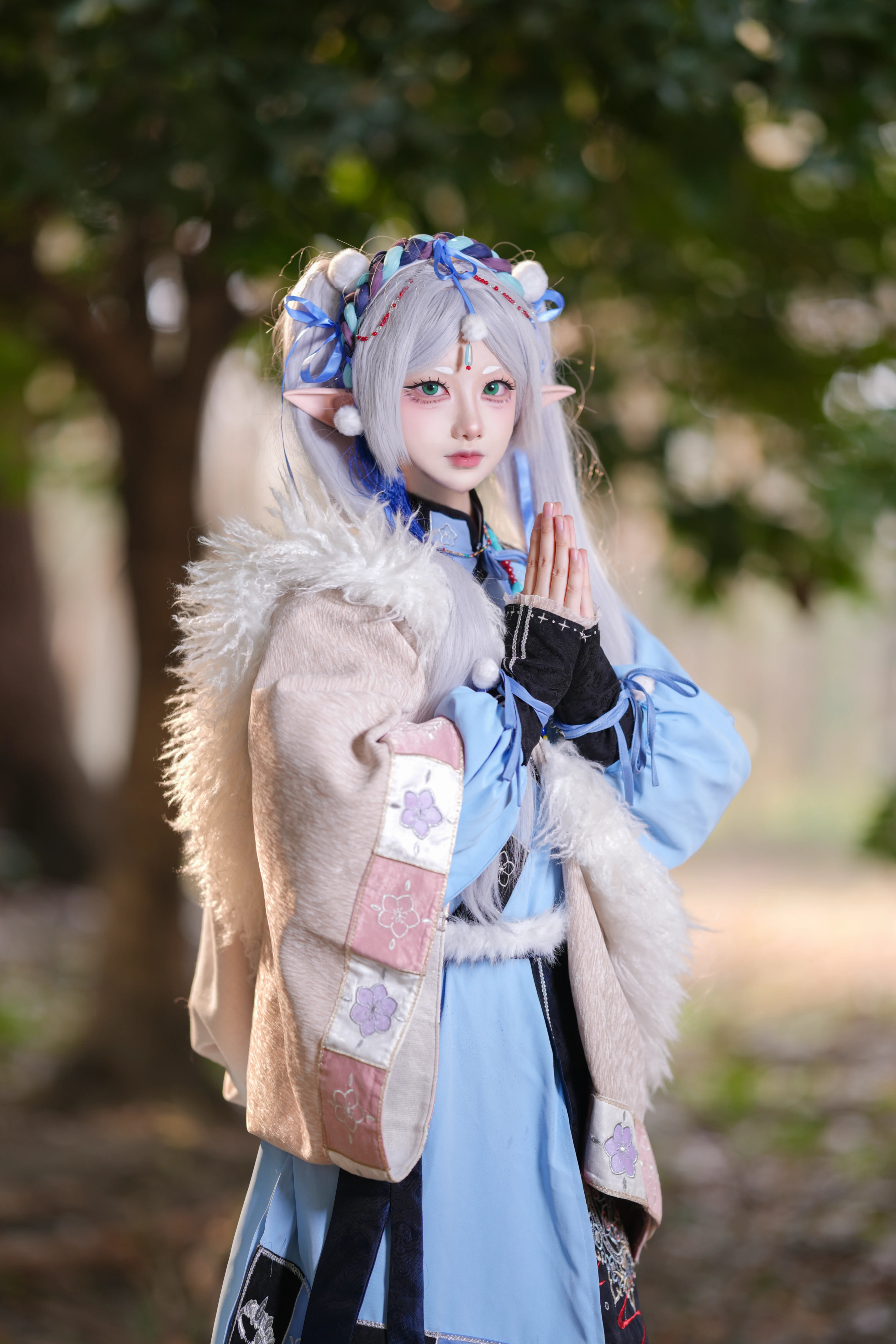 【芙莉莲cos】林间光影里的天山雪森系外景 - 第 9 张