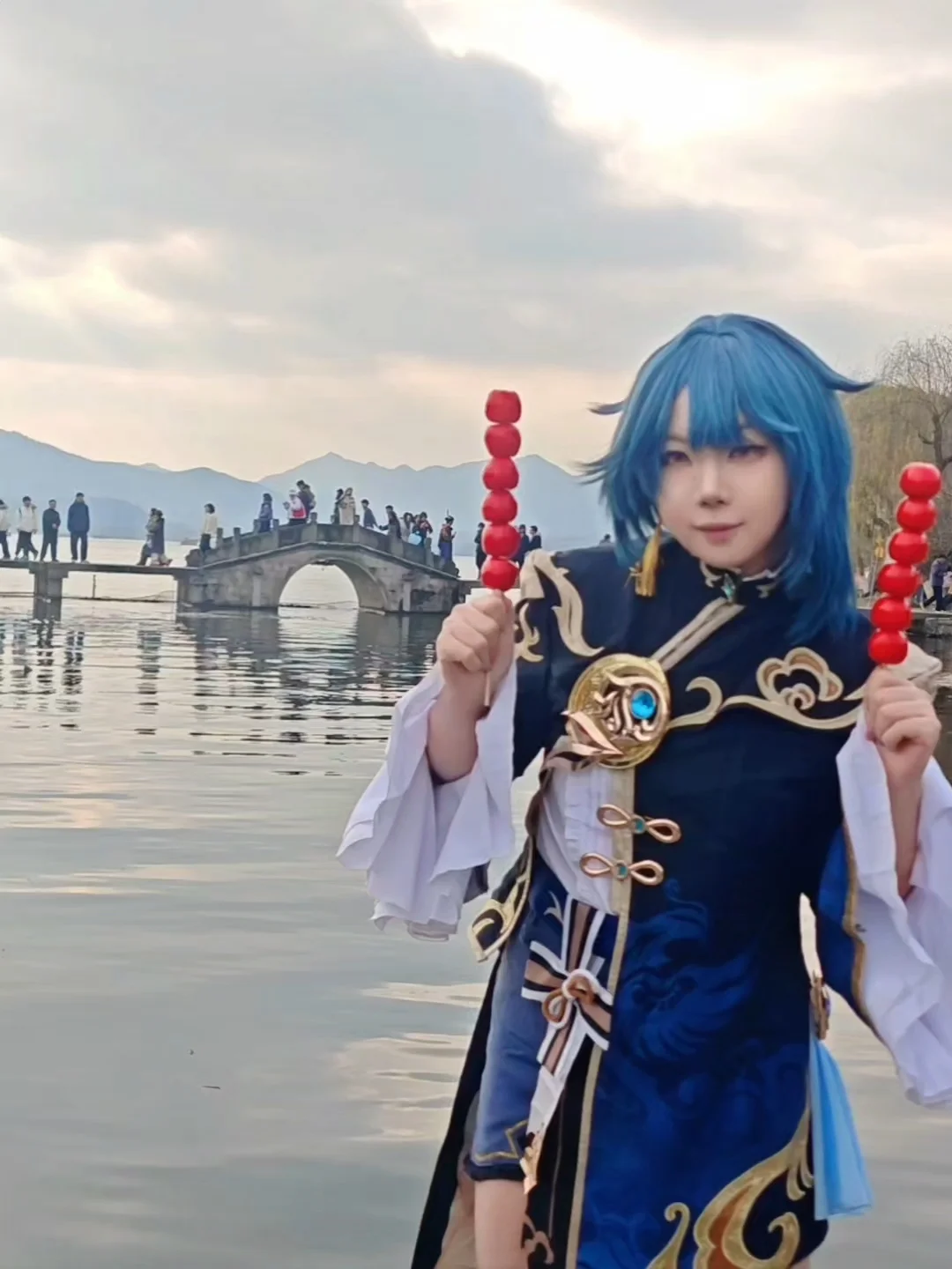 【行秋cos】原神西湖联动外景打卡实录
