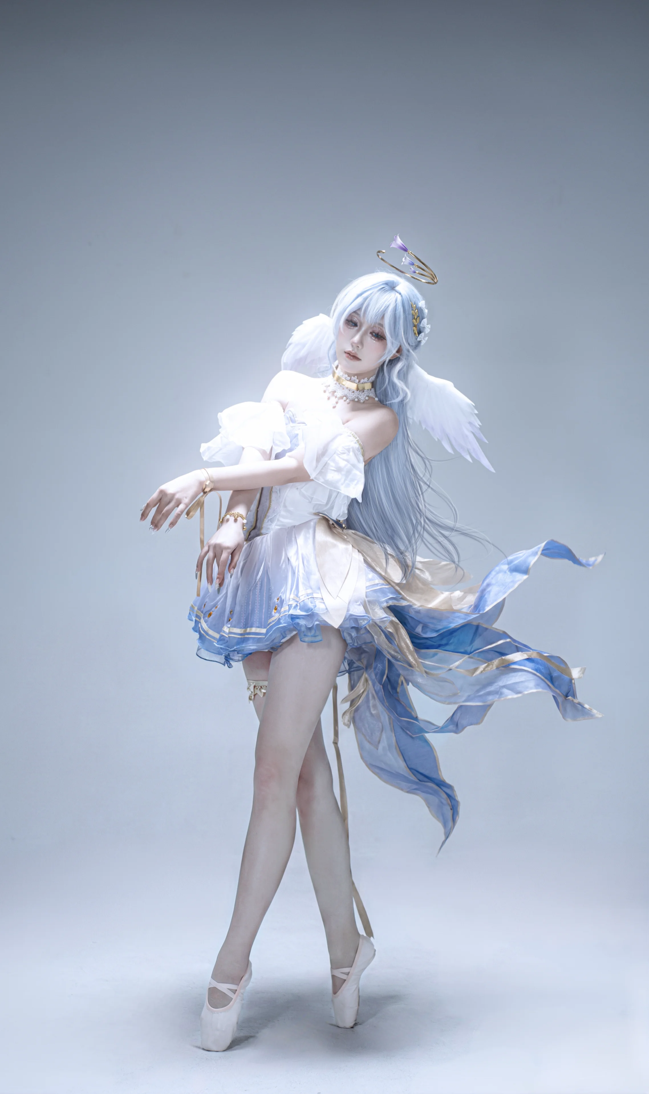【知更鸟cos】崩坏星穹铁道圣心咏叹调，用芭蕾定格宁静瞬间 - 第 1 张