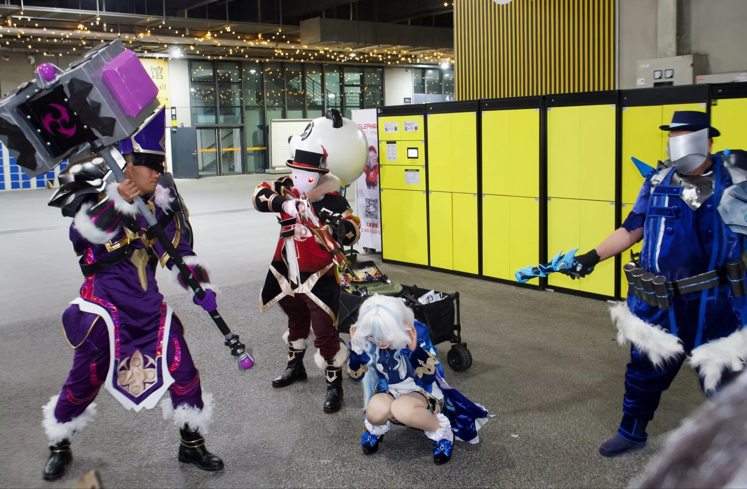 漫展上的蓝白系cosplay，这套服装的细节真的花了太多心思 - 第 6 张