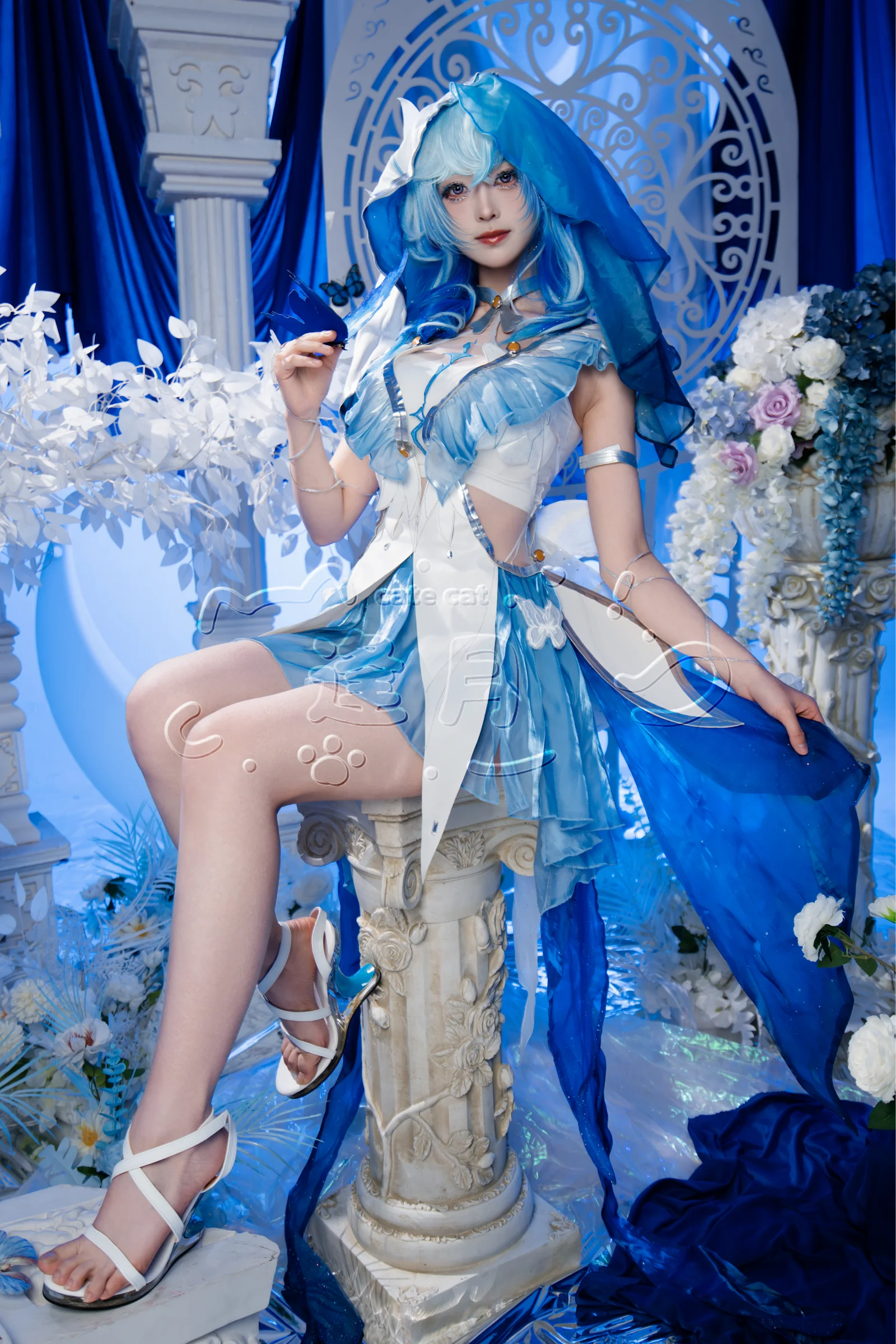 【海月cos】王者荣耀海月，冰雪人鱼精灵的梦幻大片 - 第 2 张