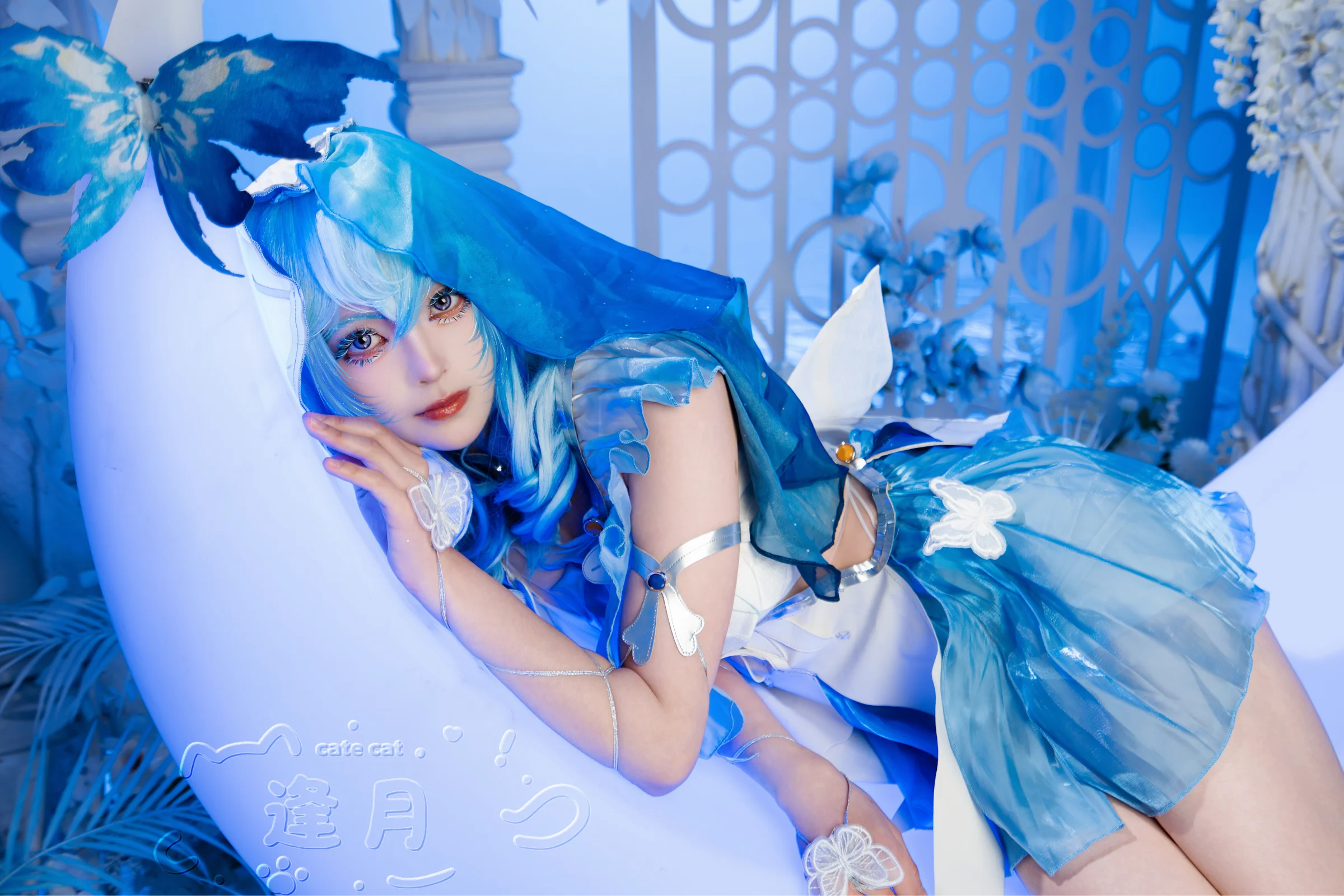 【海月cos】王者荣耀海月，冰雪人鱼精灵的梦幻大片 - 第 4 张