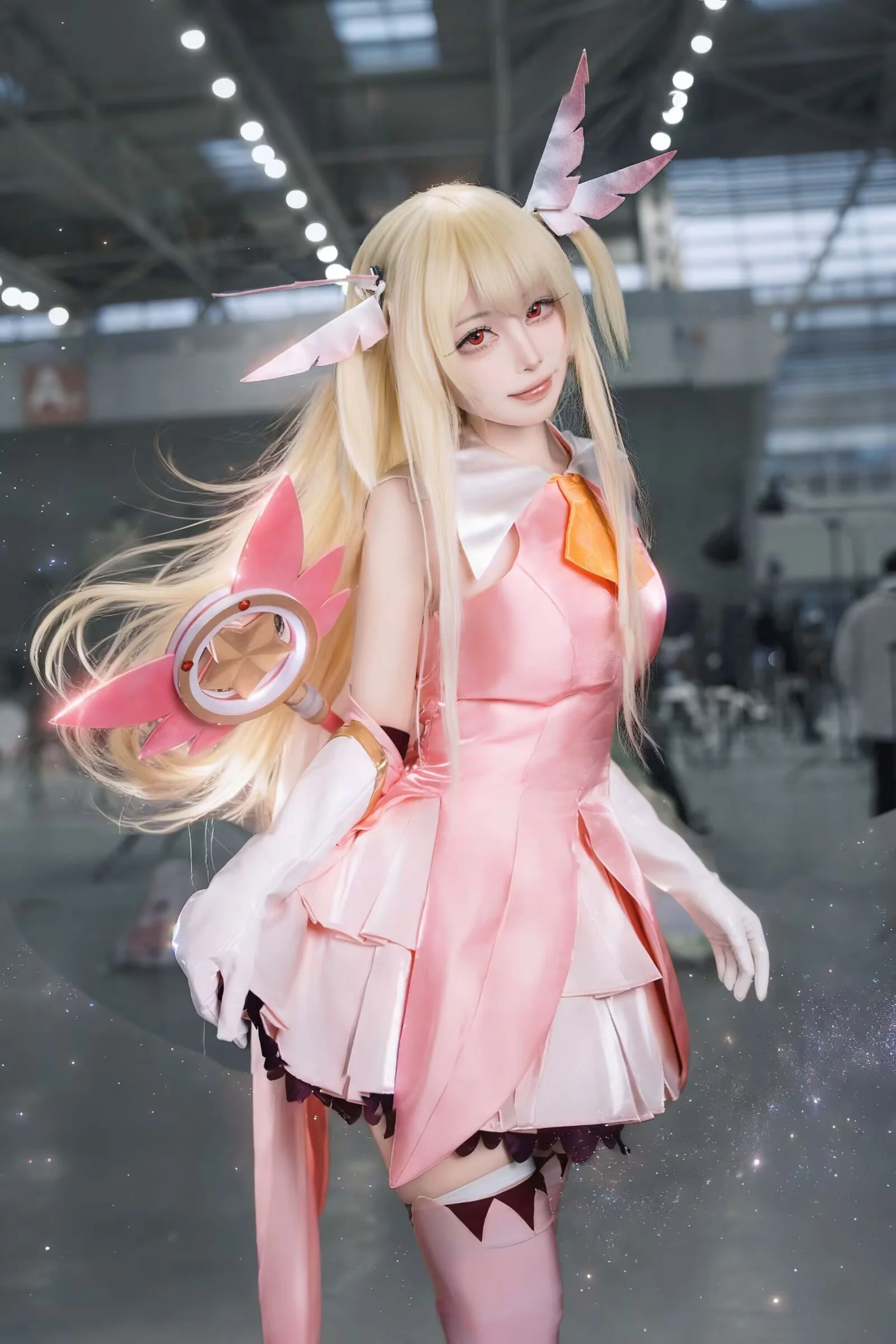 【早乙女芽亚里cos】圣女的魔力是万能的，粉色的魔法少女变身记录 - 第 6 张