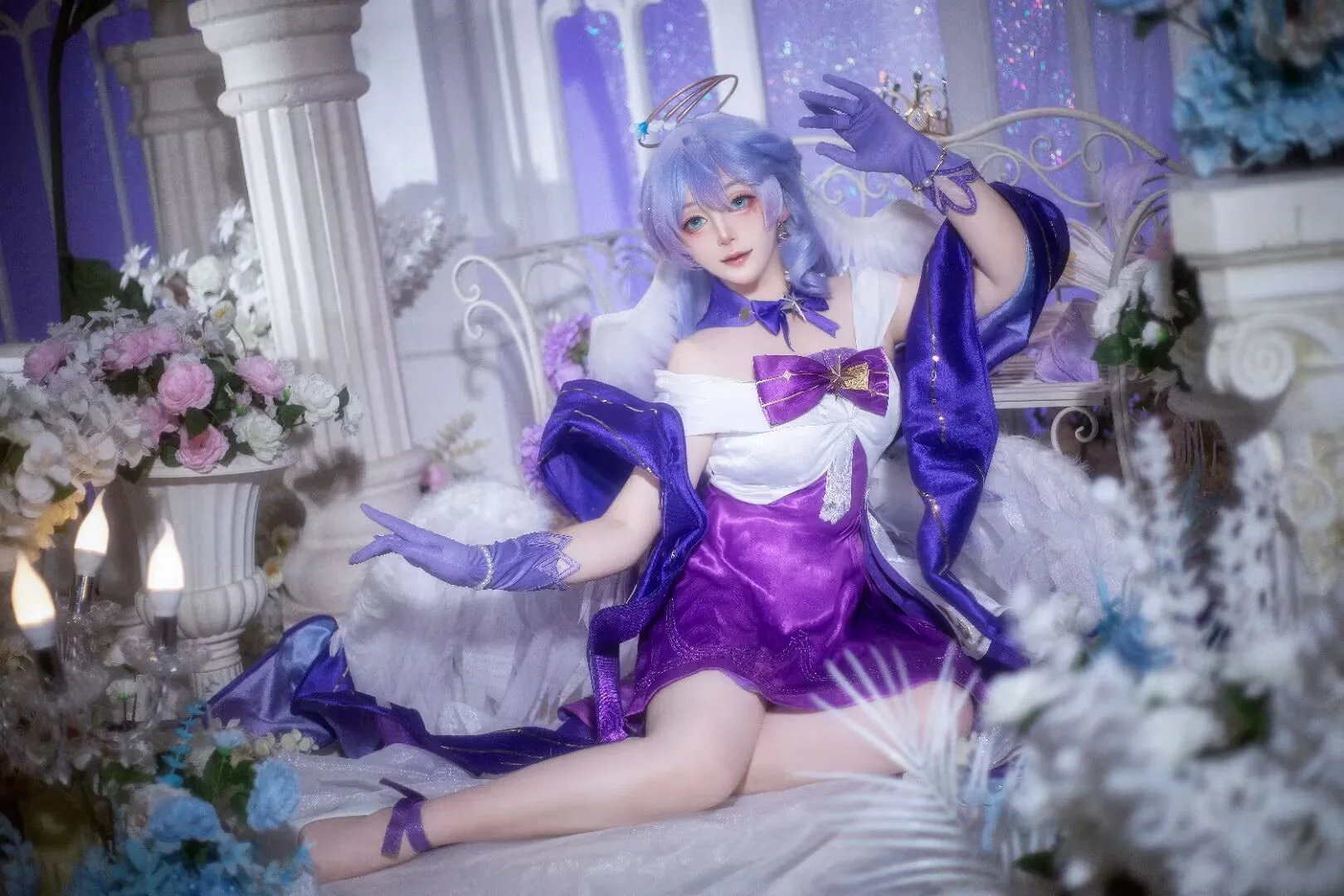 【支配之律者cos】原神世界裡的星雪之夜 - 第 3 張