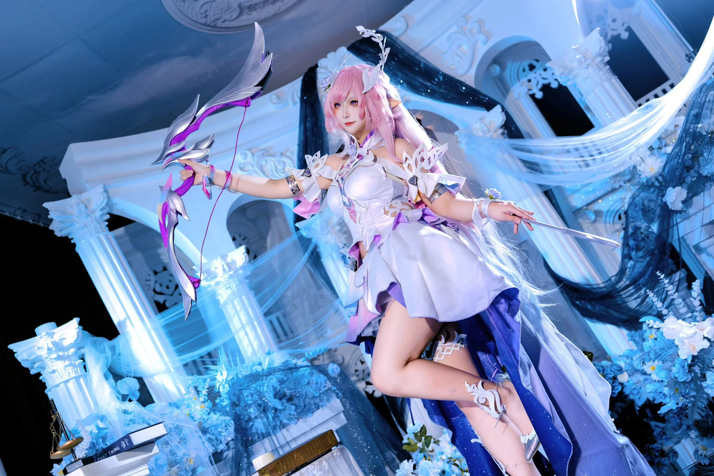 【爱莉希雅cos】崩坏3人之律者的梦幻星空与仙气布景 - 第 4 张