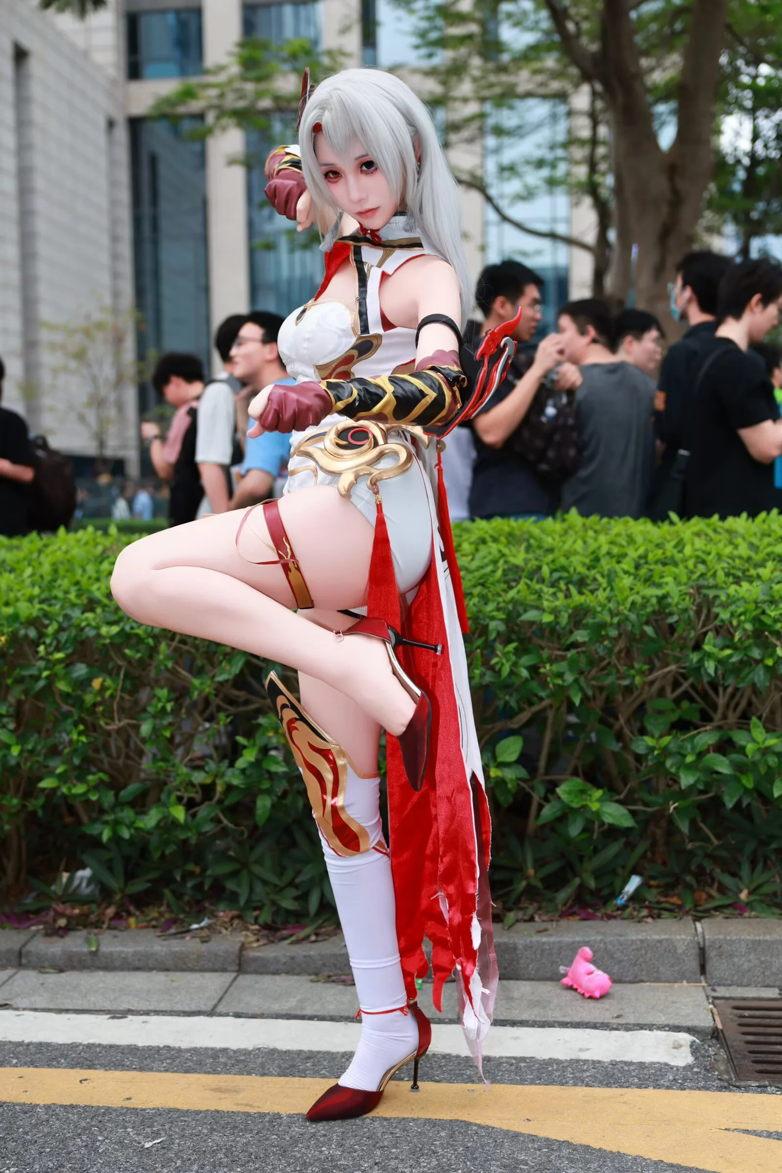 【寧紅夜cos】永劫無間街頭戰甲，戶外自然光場照分享