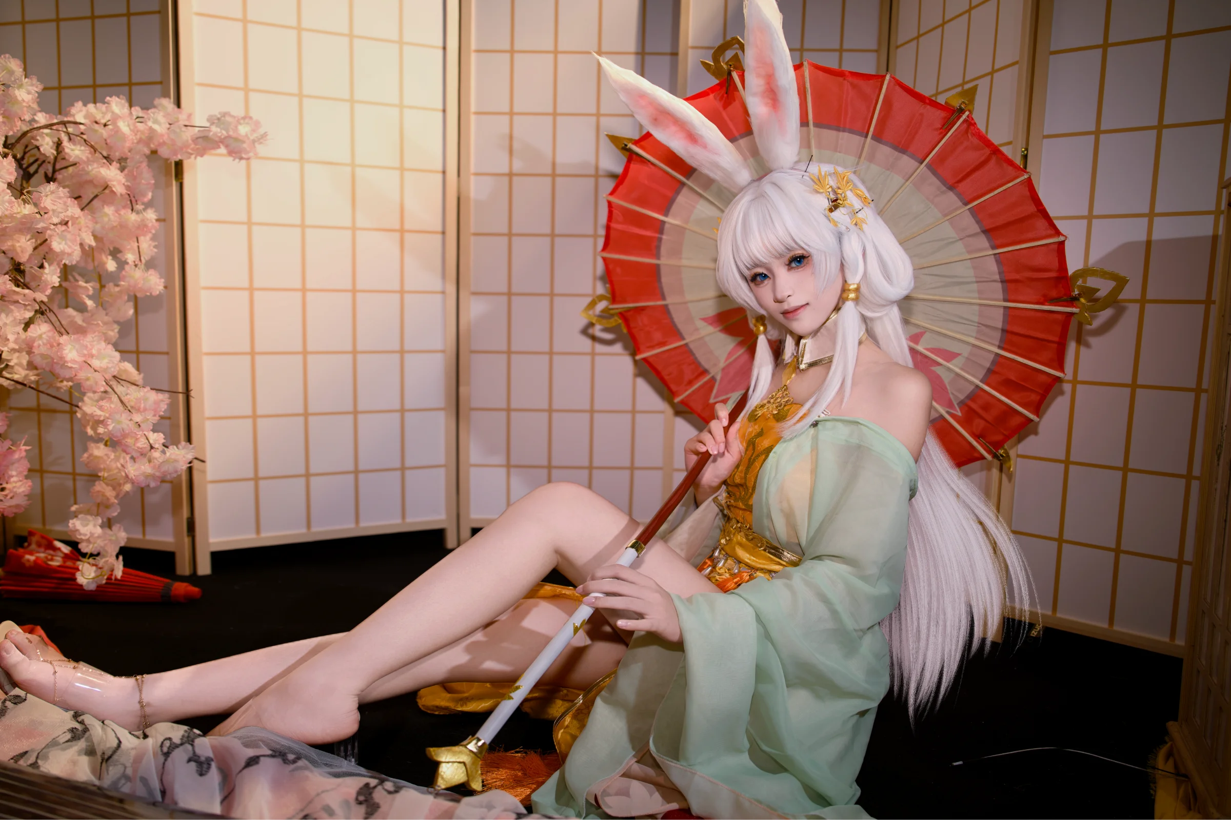 【沈妙cos】永劫无间，这只玉兔仙子的奇妙变装 - 第 1 张