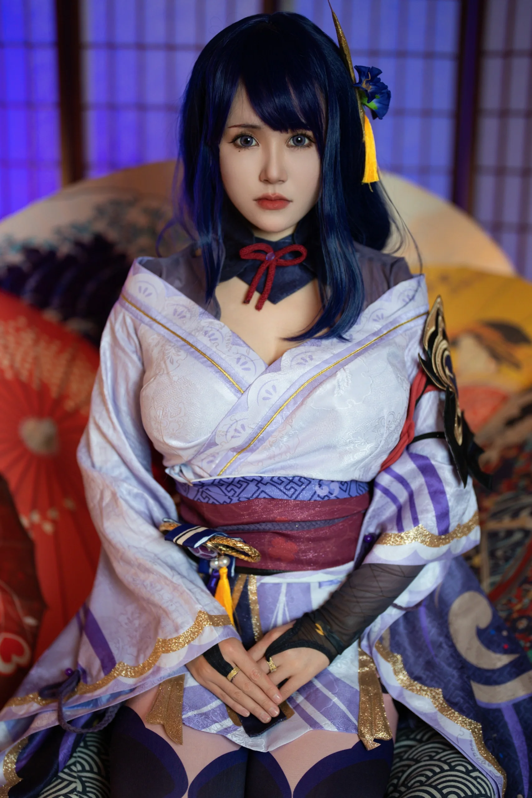 【和风幻想】这套衣服的细节拉满，持刀和托鸟的感觉完全不同 - 第 5 张