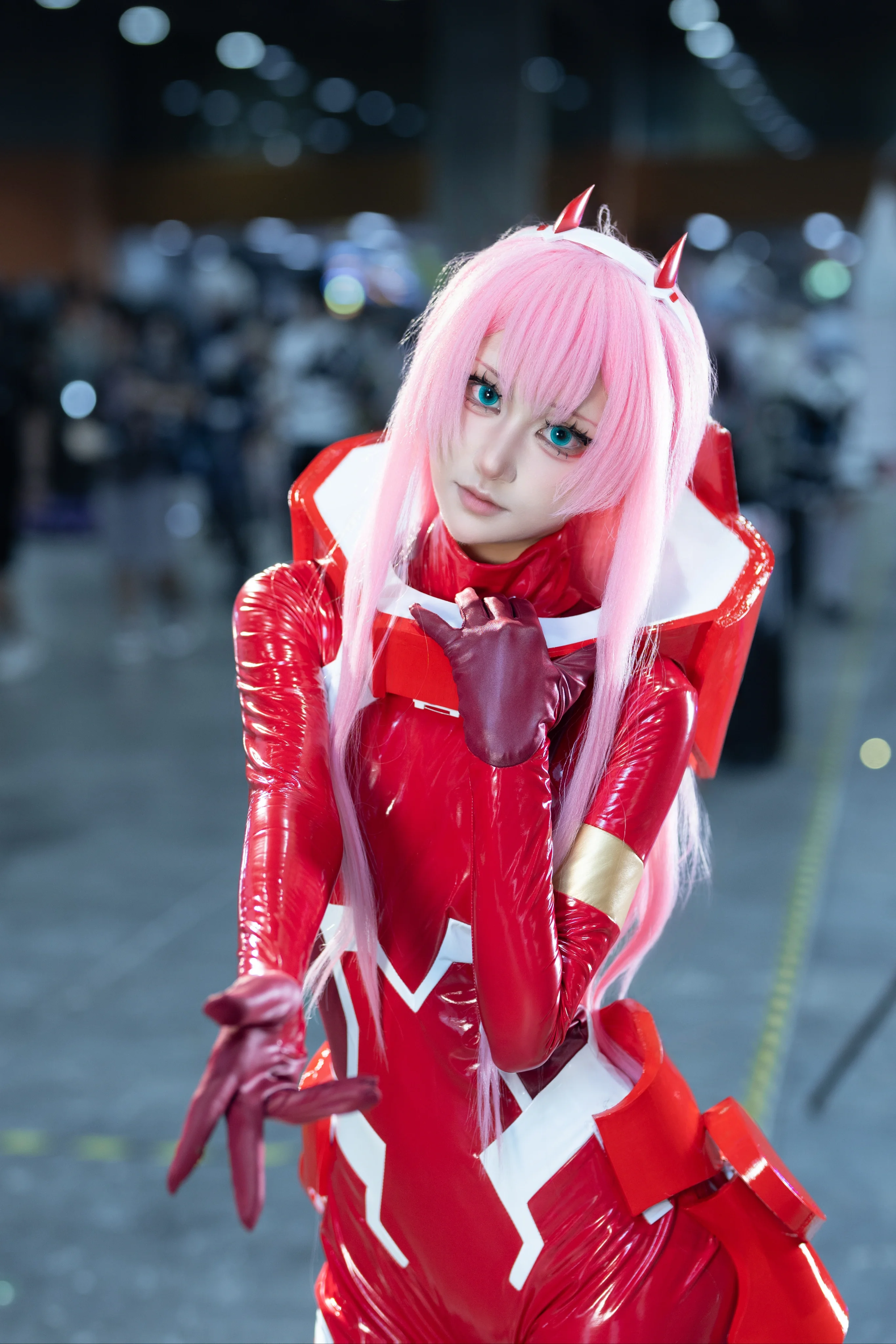 【02cos】國家隊零二，紅白漆皮戰衣登場 - 第 4 張