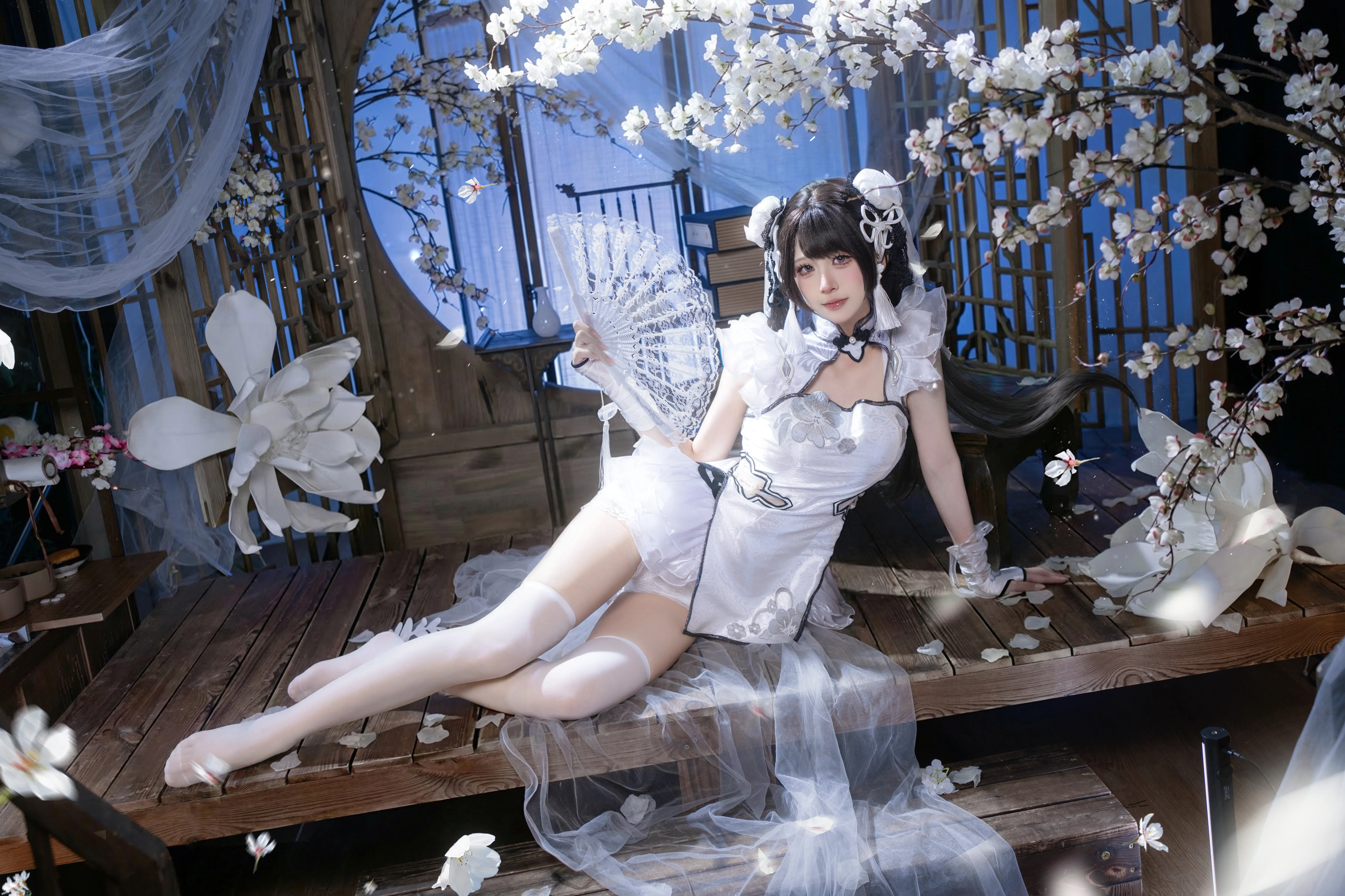 【殷紫萍cos】永结无间玉髓冰心，清冷国风正片分享 - 第 4 张
