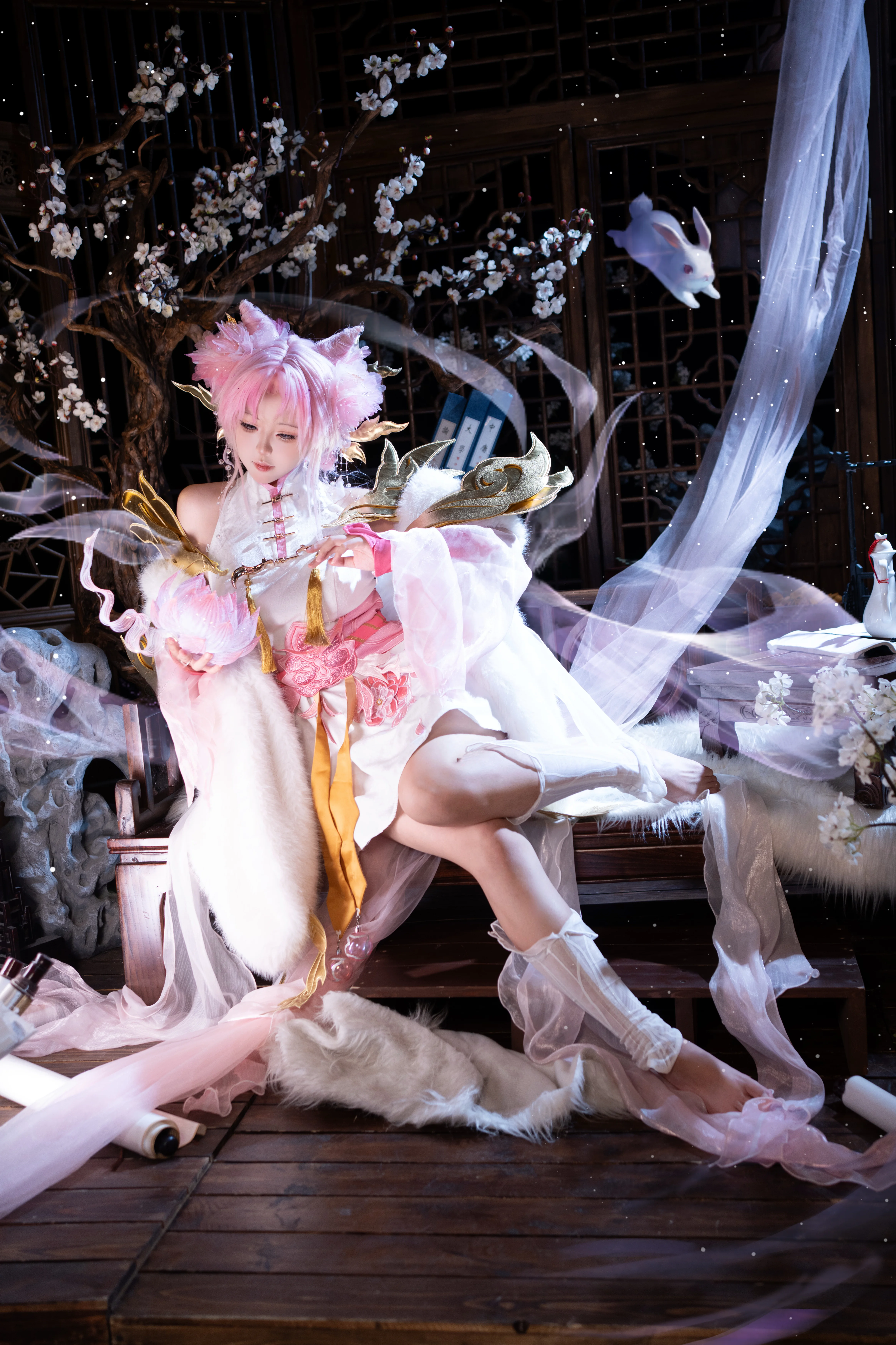 【嫦娥cos】拒霜思，拒霜有信，无问归期