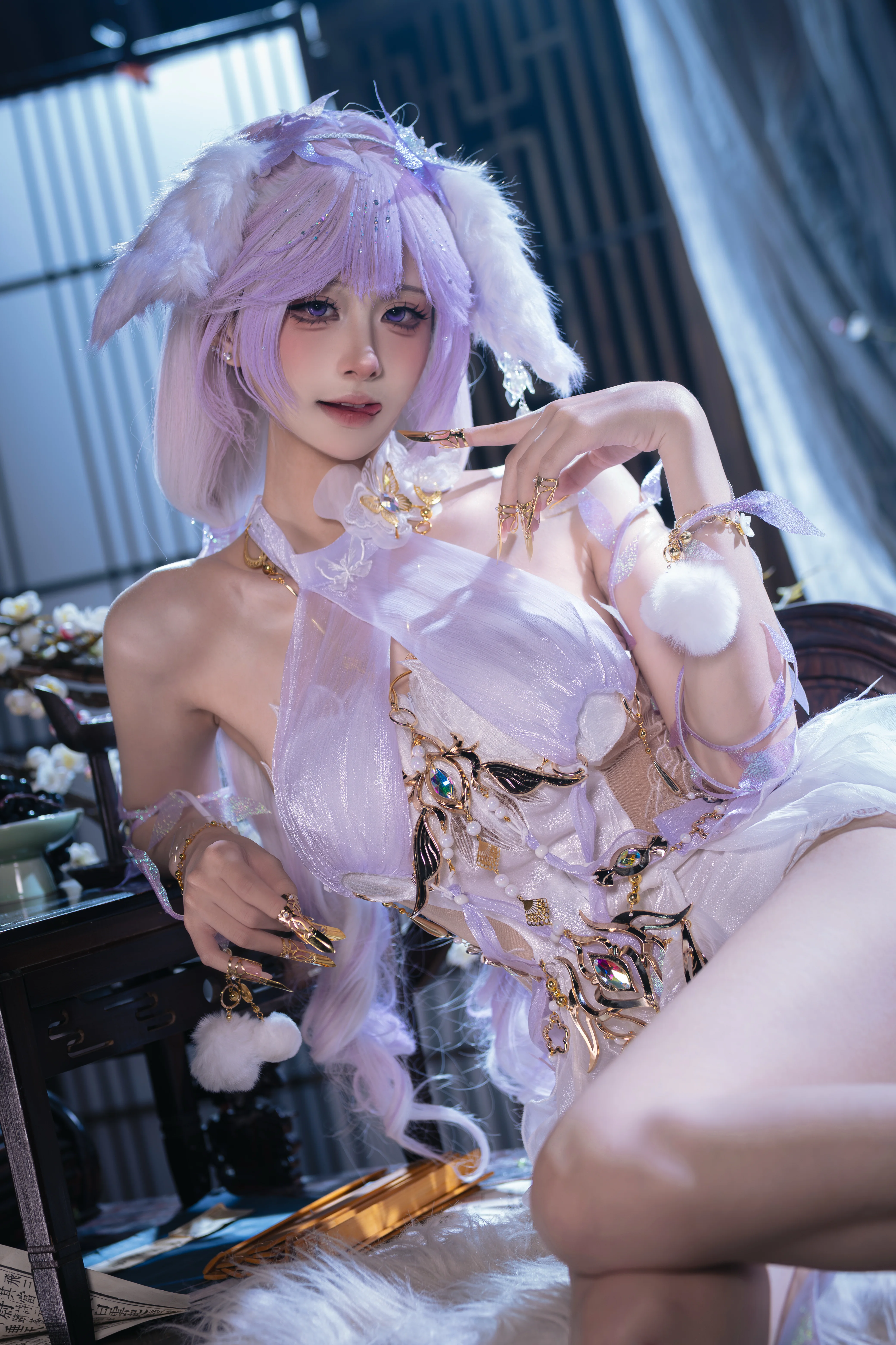 【玉玲珑cos】永劫无间里的清冷仙气，在镜头前具象化了