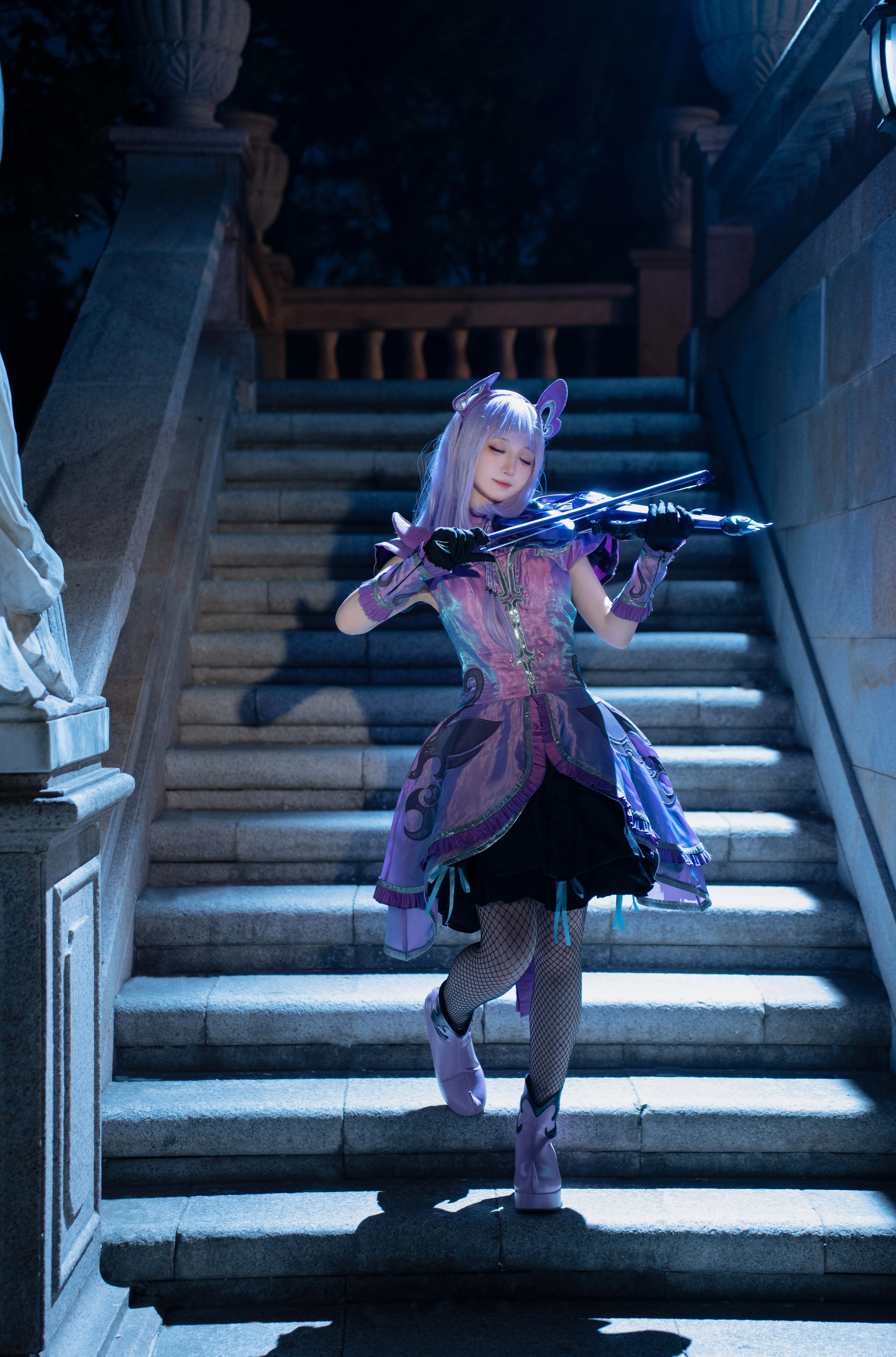 【严莉莉cos】巴啦啦小魔仙黑魔仙造型正片 - 第 2 张