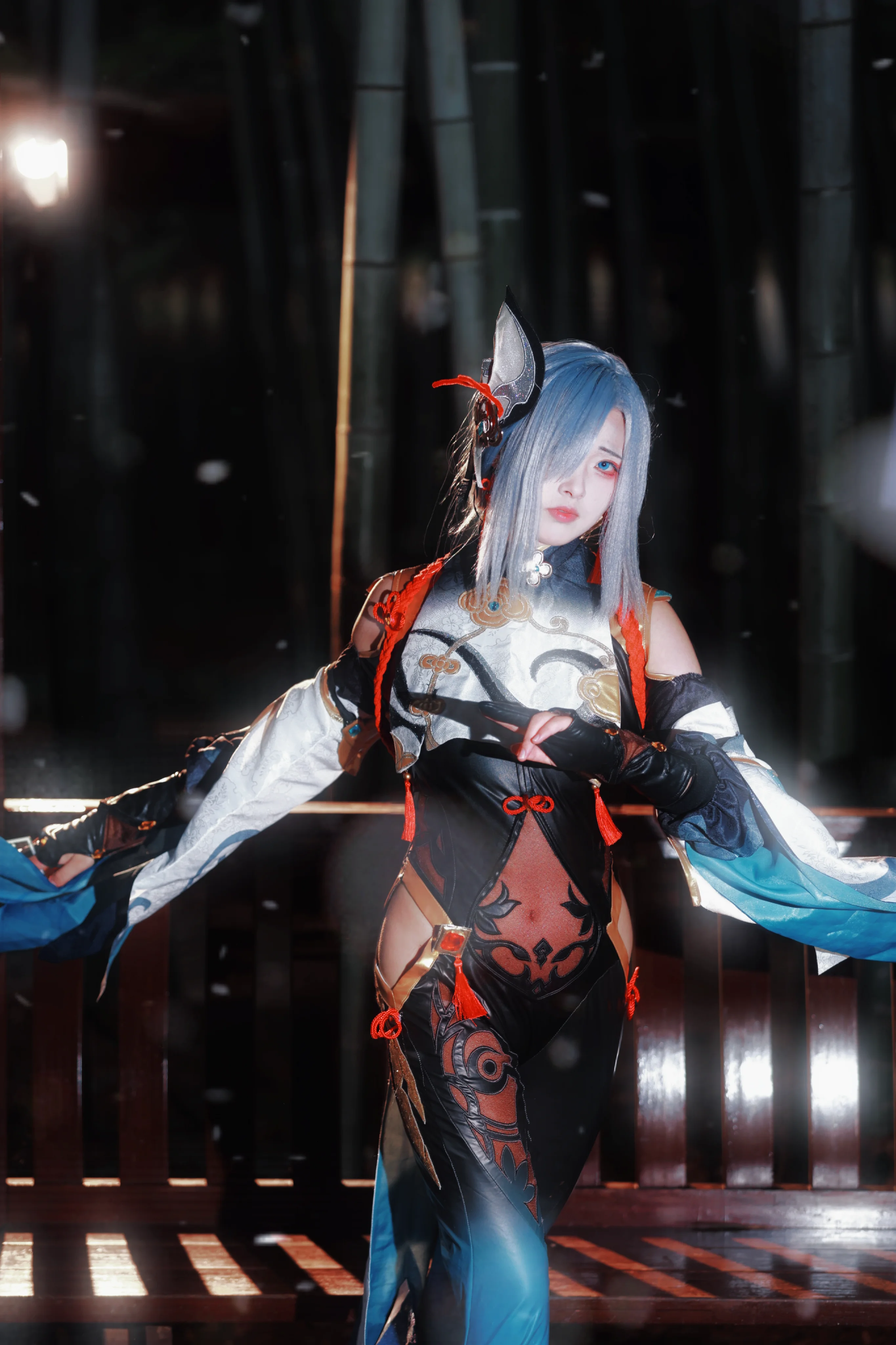 【申鹤cos】竹林夜风，流云回雪般的孤辰