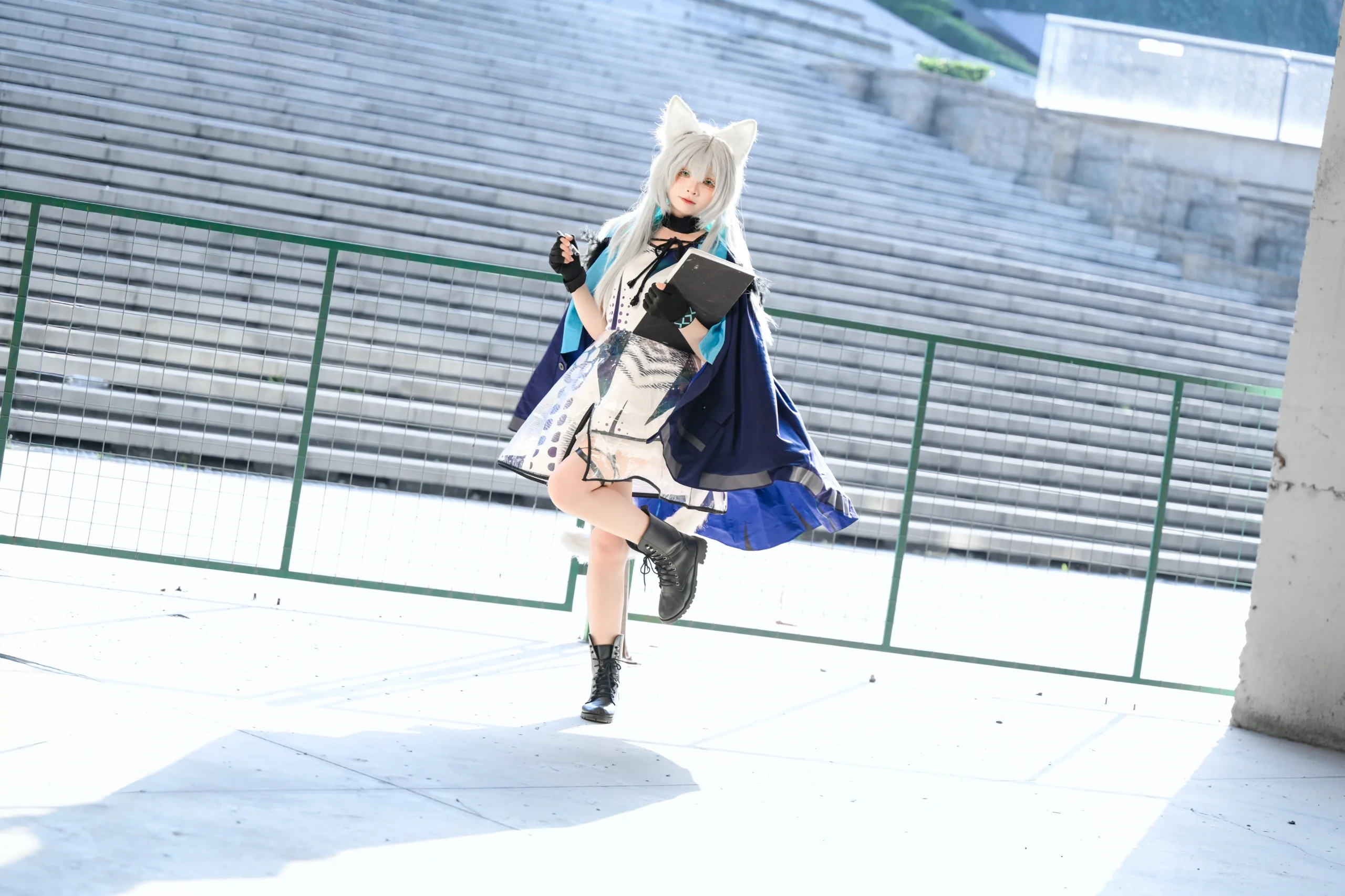 [Rosmontis Cosplay] Special Ops Cat Operator Under the Sun, Arknights