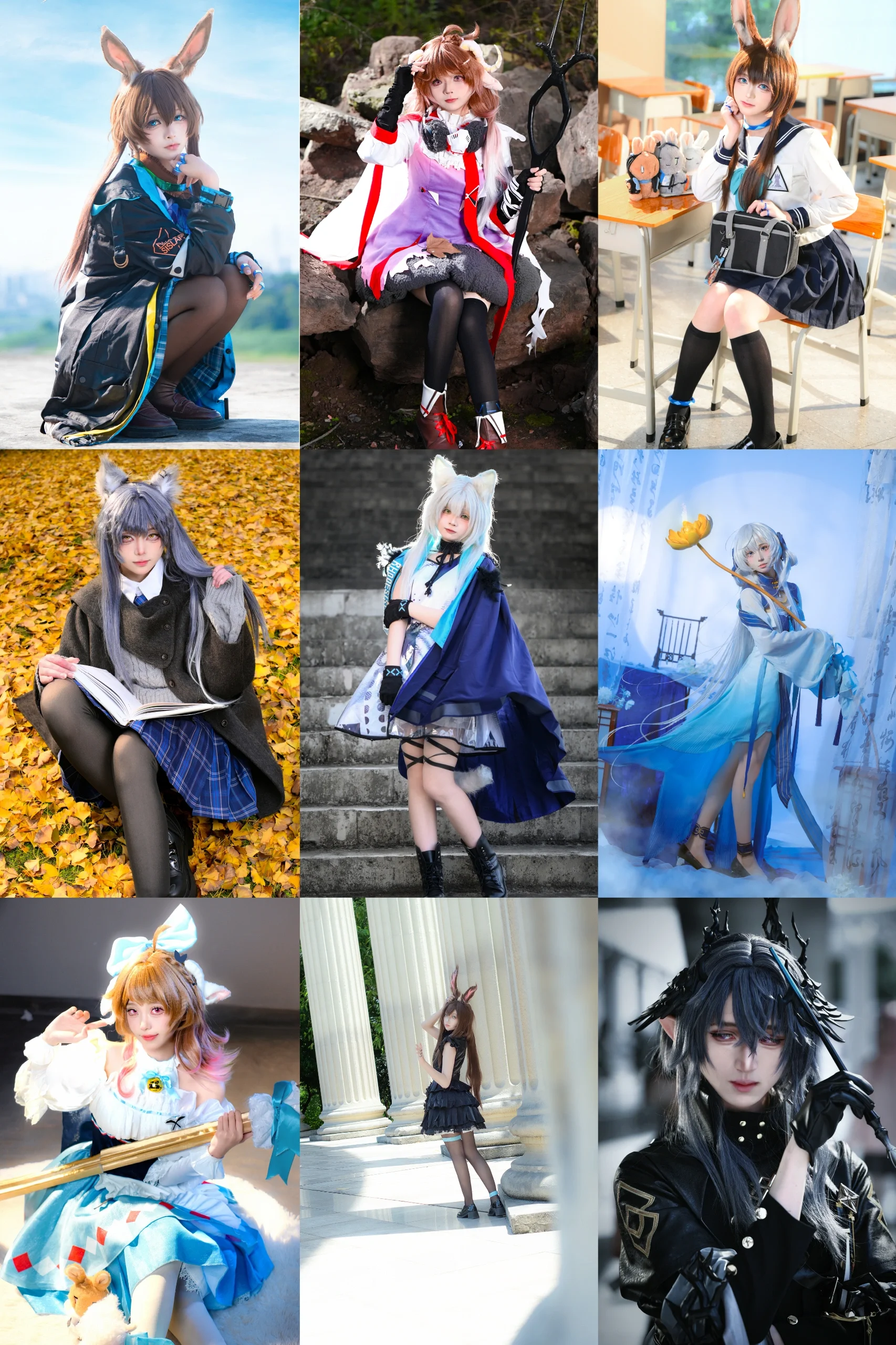 【蔚蓝档案与明日方舟Cos】2025年cosplay摄影的温暖碎片 - 第 9 张