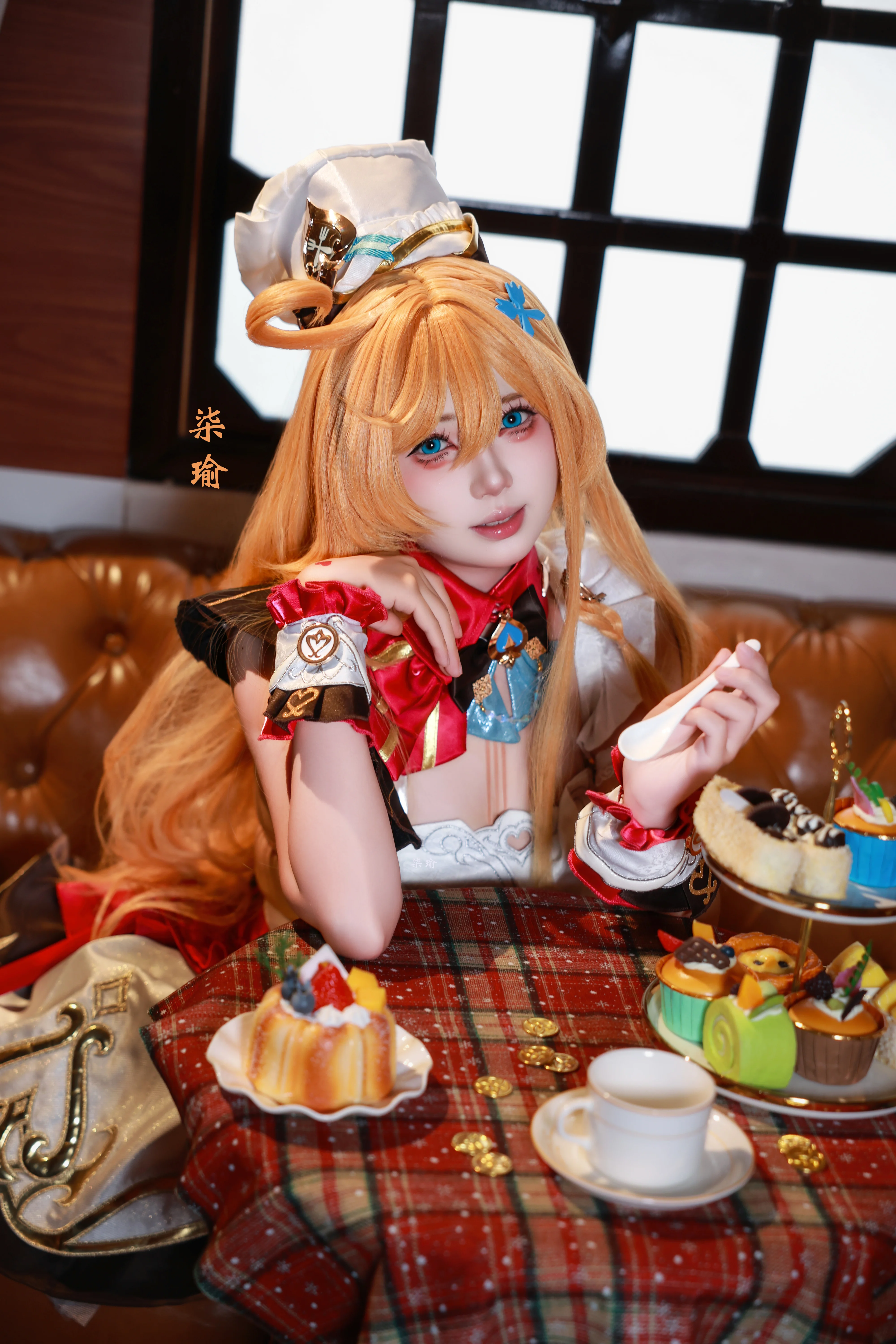 [Escoffier Cosplay] Genshin Impact: Fontaine Chef's Exclusive Dessert Time - Image 1