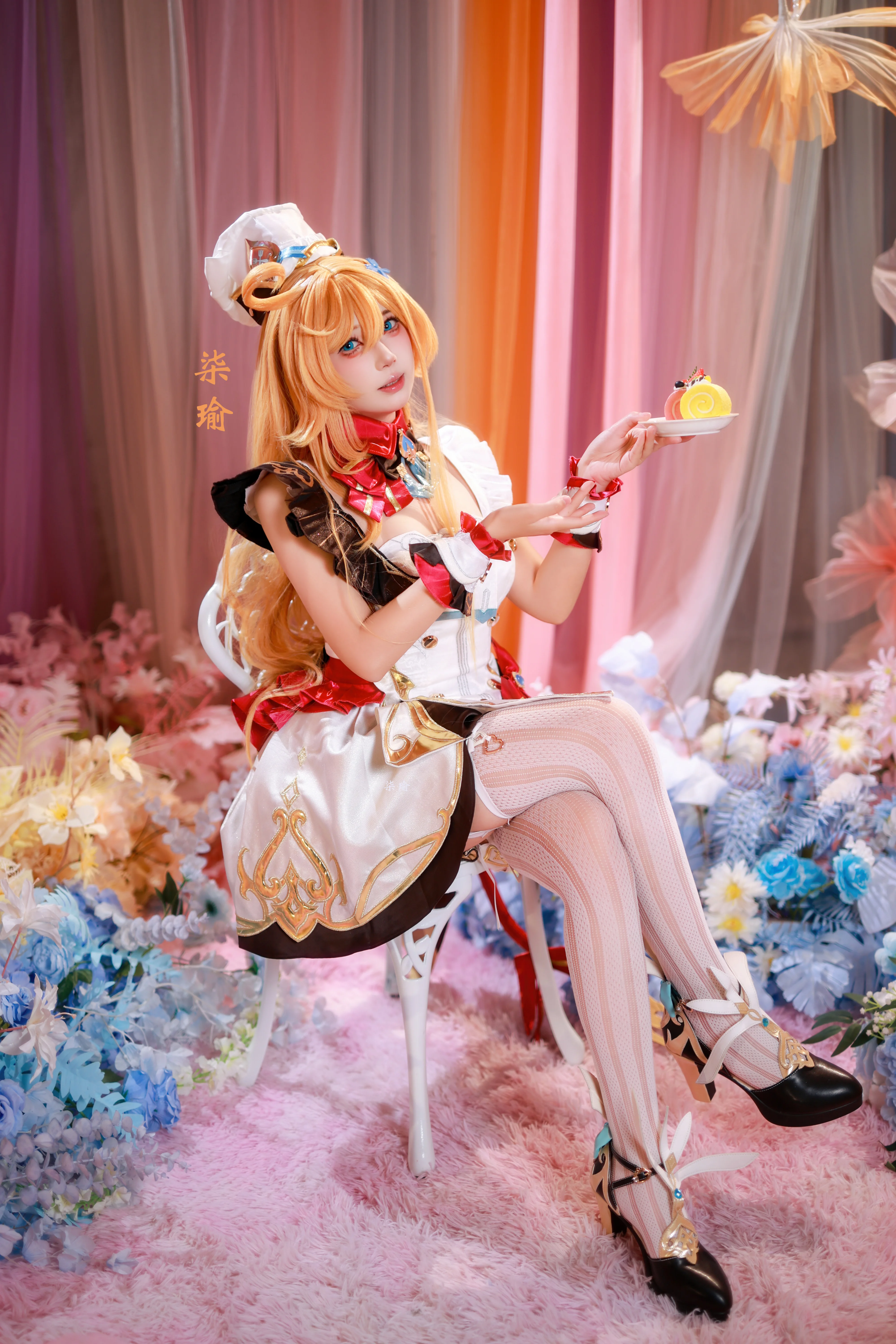 [Escoffier Cosplay] Genshin Impact: Fontaine Chef's Exclusive Dessert Time - Image 6