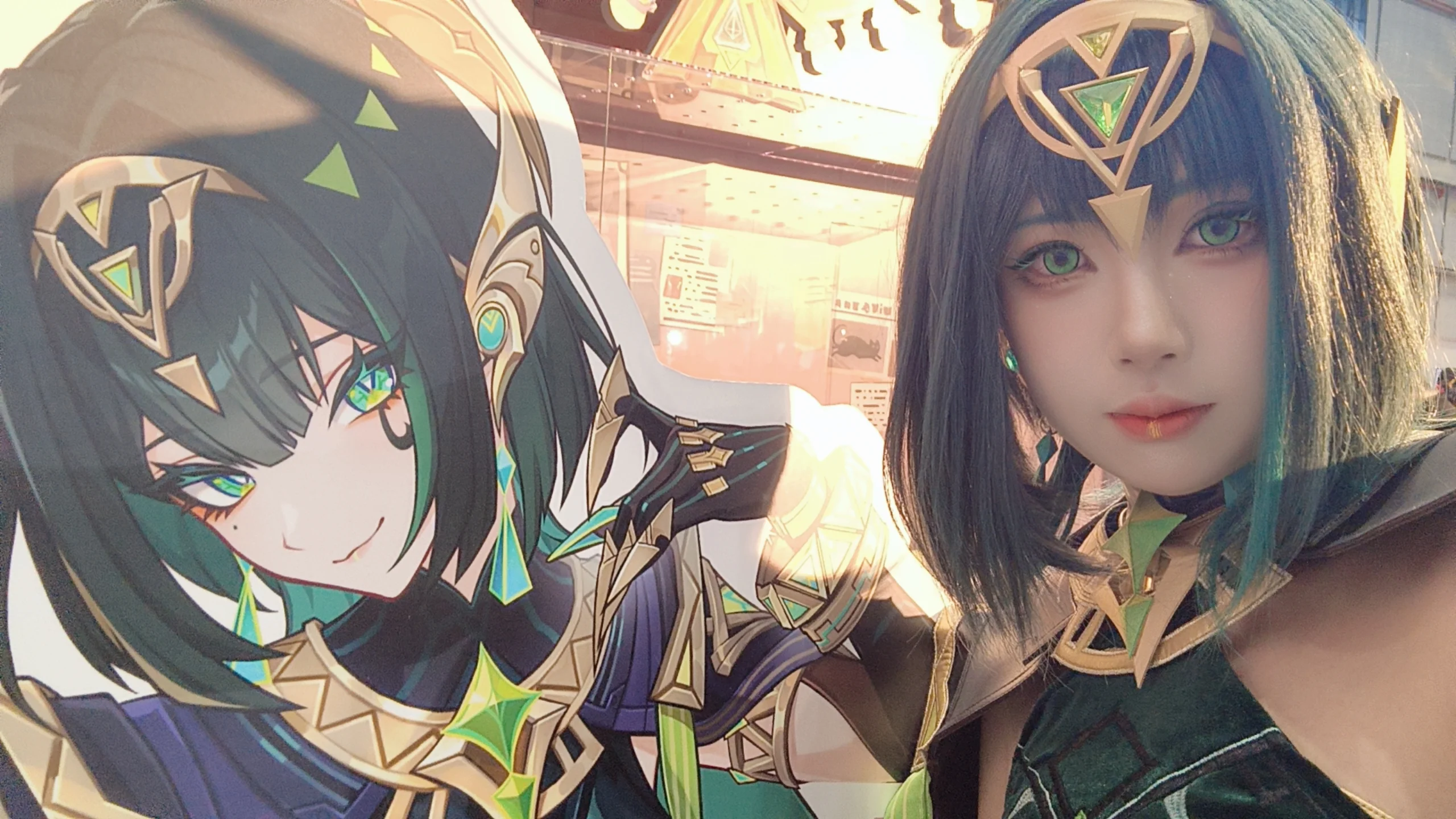 【奈芙尔cos】原神Fes首日漫展记录与道具彩蛋 - 第 2 张