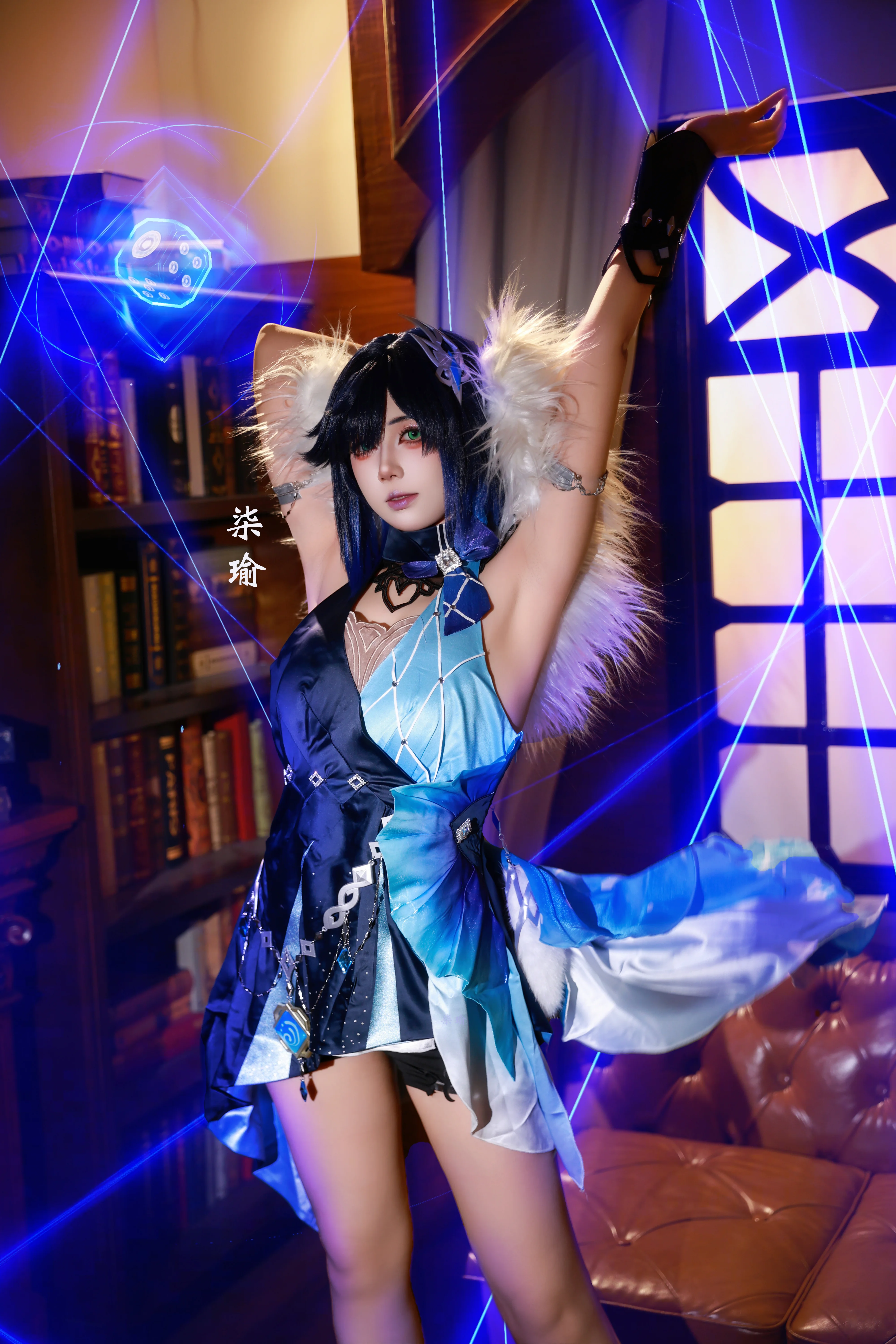 【夜兰cos】原神夜色与酒光中的游刃有余 - 第 1 张